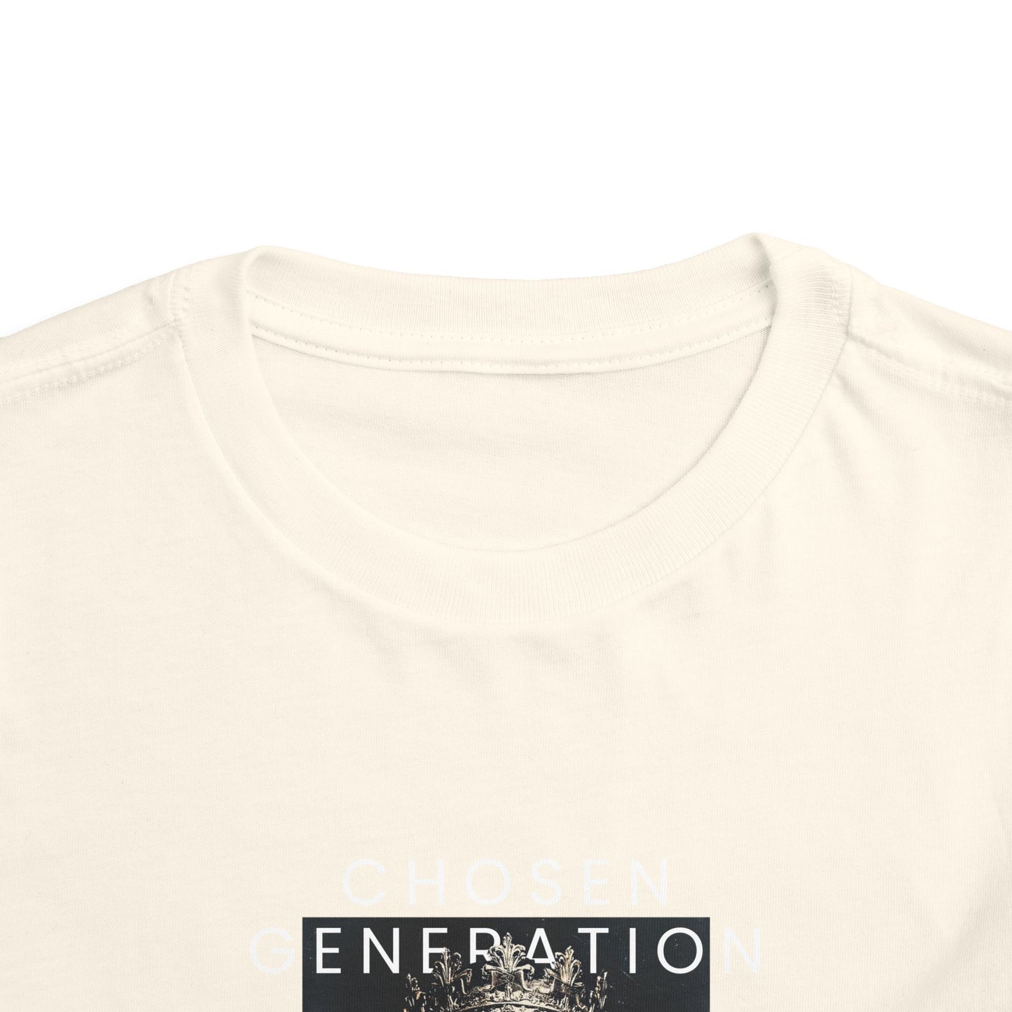 Chosen Generation Toddler Tee – 1 Peter 2:9 Christian Shirt    Asphalt / 2T-Black / 2T-Navy / 2T-Pink / 2T-Dark Heather Grey / 2T 