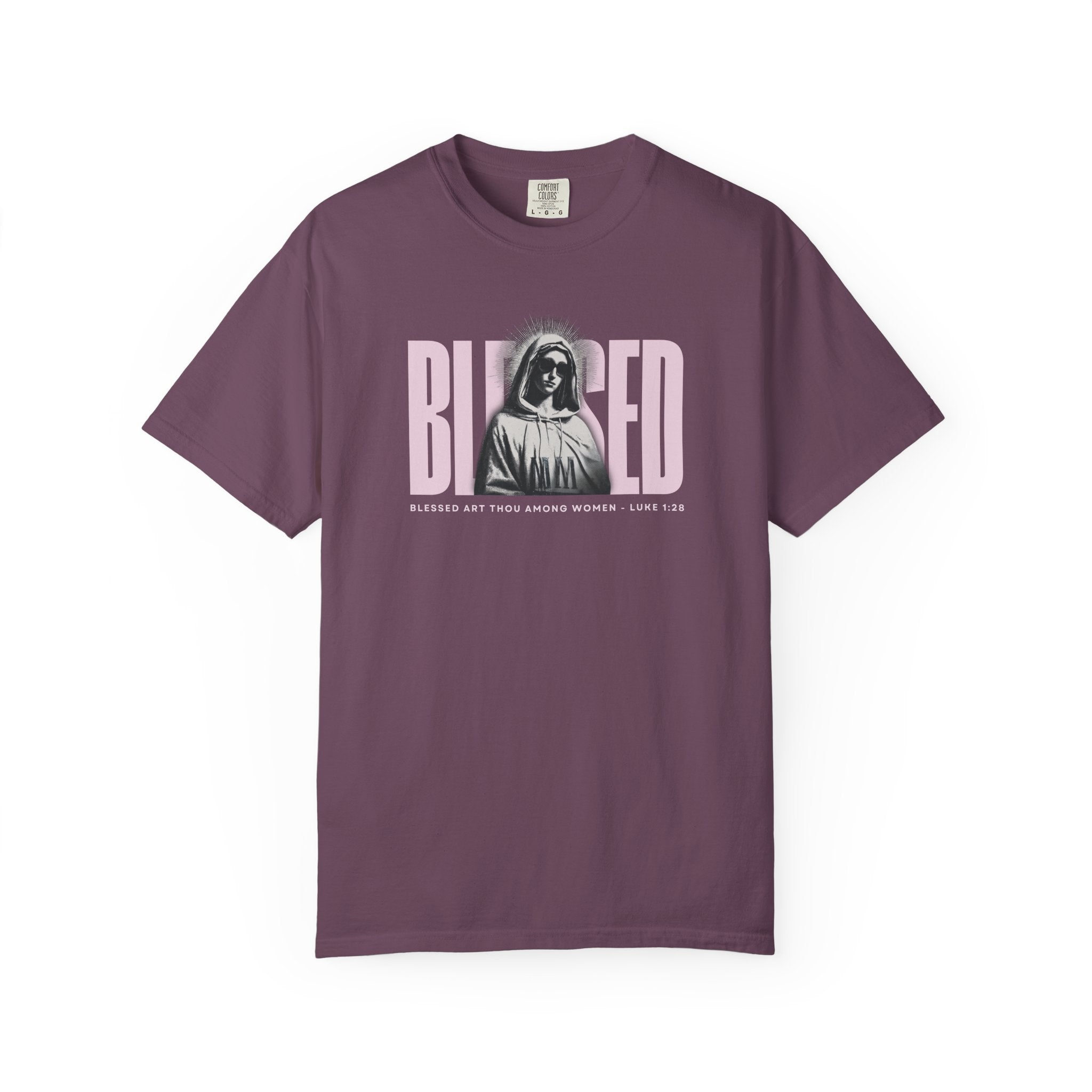 Blessed - Mother Mary T-Shirt For Woman