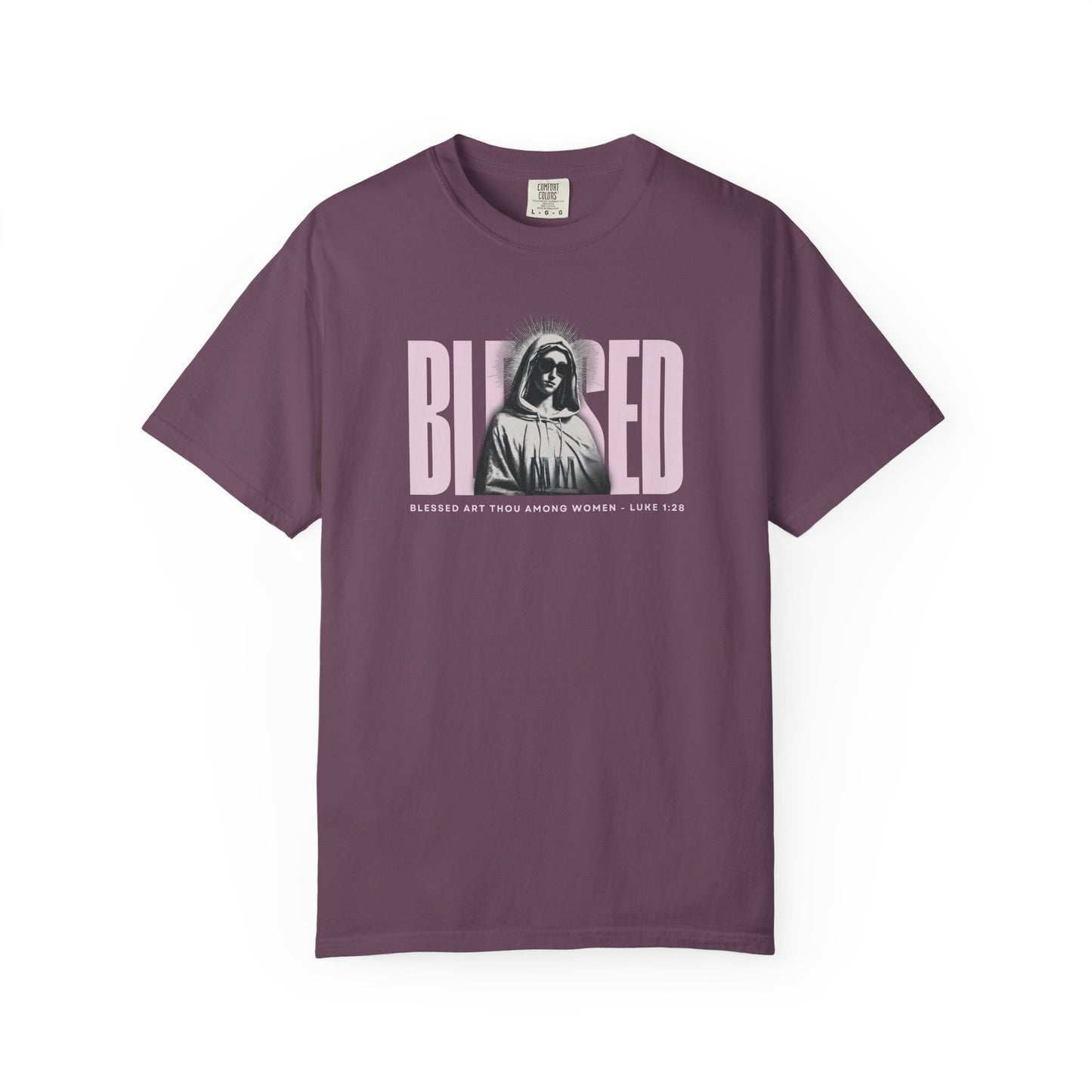 Blessed - Mother Mary T-Shirt For Woman