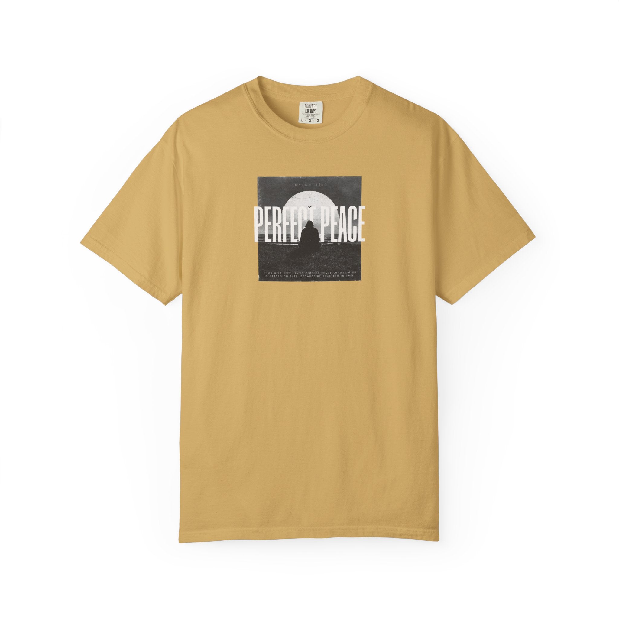 Perfect Peace Tee – Isaiah 26:3 Christian Shirt for Calm & Trust