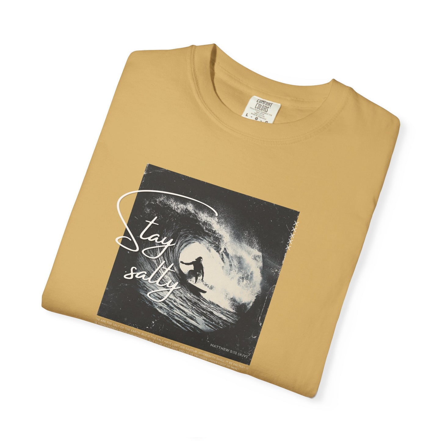 Stay Salty Surfer Tee – Christian Beachwear Inspired by Matthew 5:13