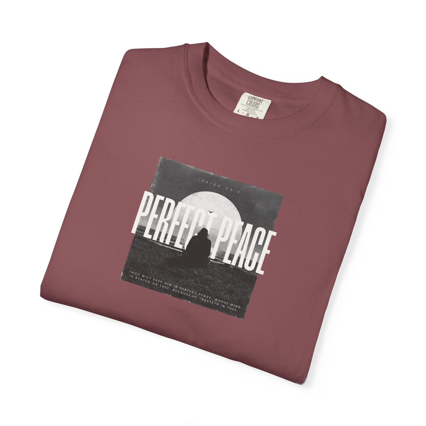 Perfect Peace Tee – Isaiah 26:3 Christian Shirt for Calm & Trust