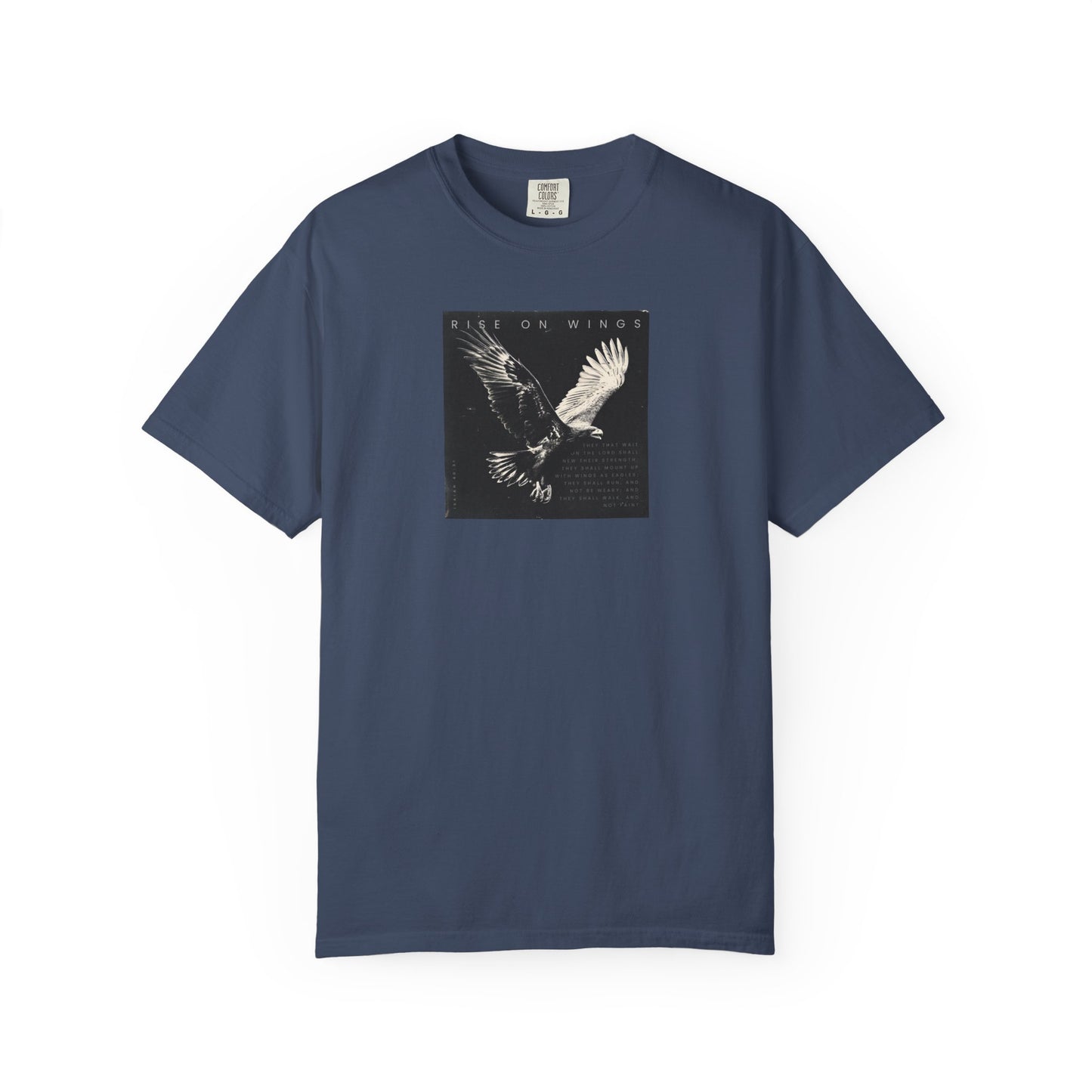 Wings Like Eagles – Faith-Filled Shirt from Isaiah 40:31    Black / S-White / S-Bay / S-Berry / S-Blue Jean / S 