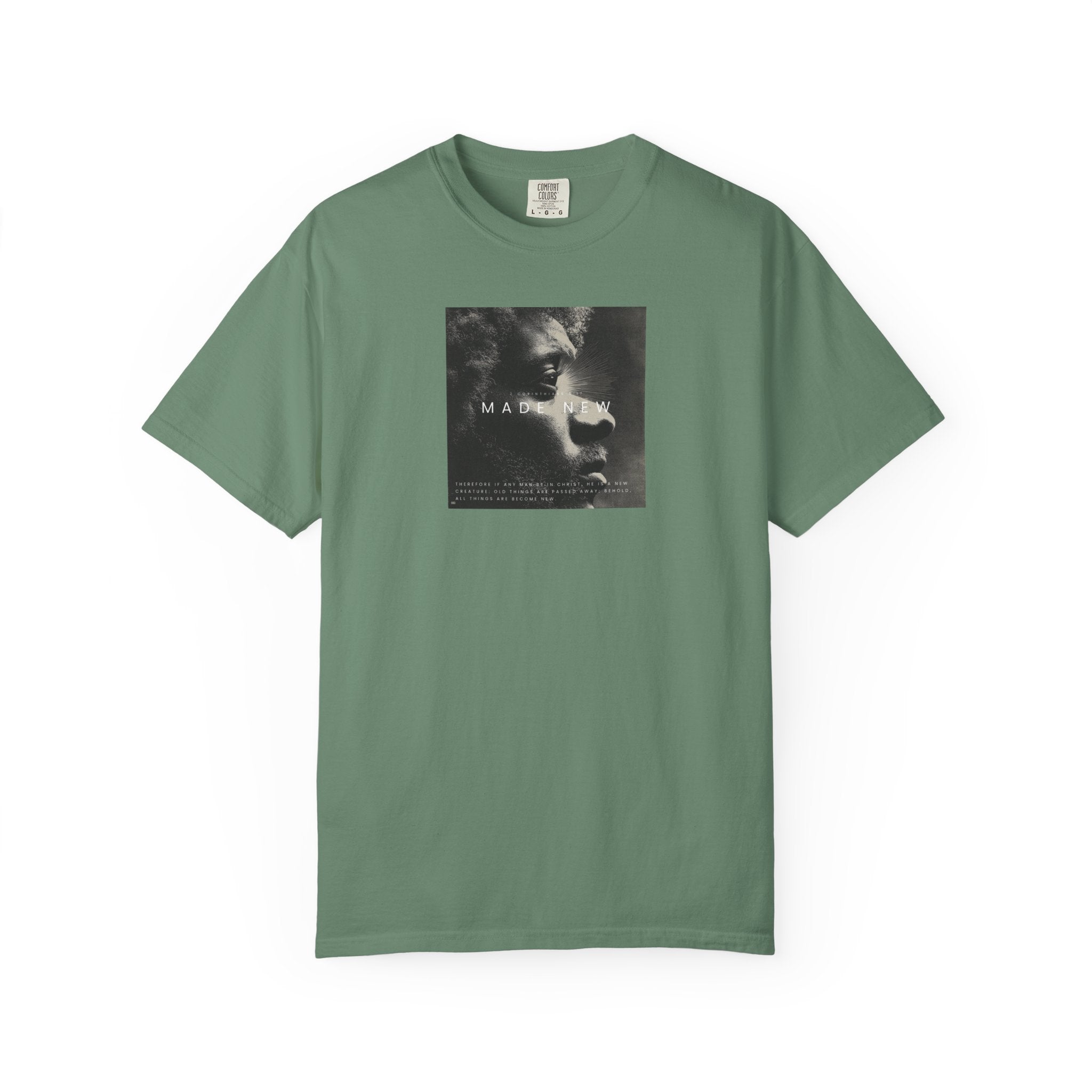 Made New Tee – 2 Corinthians 5:17 Christian Renewal T-Shirt