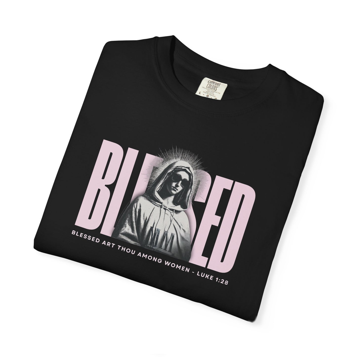 Blessed - Mother Mary T-Shirt For Woman