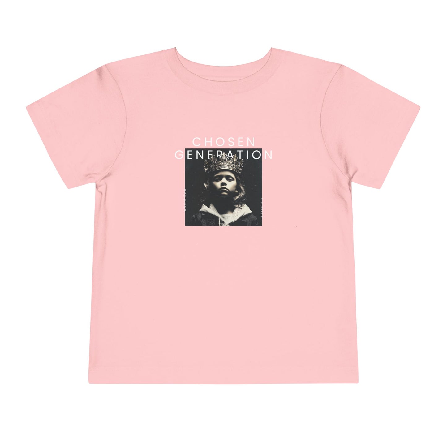 Chosen Generation Toddler Tee – 1 Peter 2:9 Christian Shirt    Asphalt / 2T-Black / 2T-Navy / 2T-Pink / 2T-Dark Heather Grey / 2T 