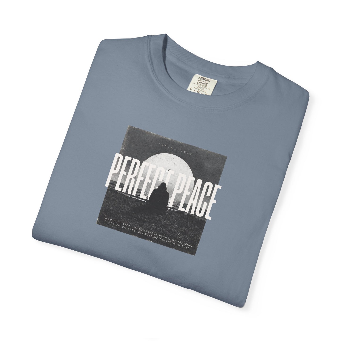 Perfect Peace Tee – Isaiah 26:3 Christian Shirt for Calm & Trust