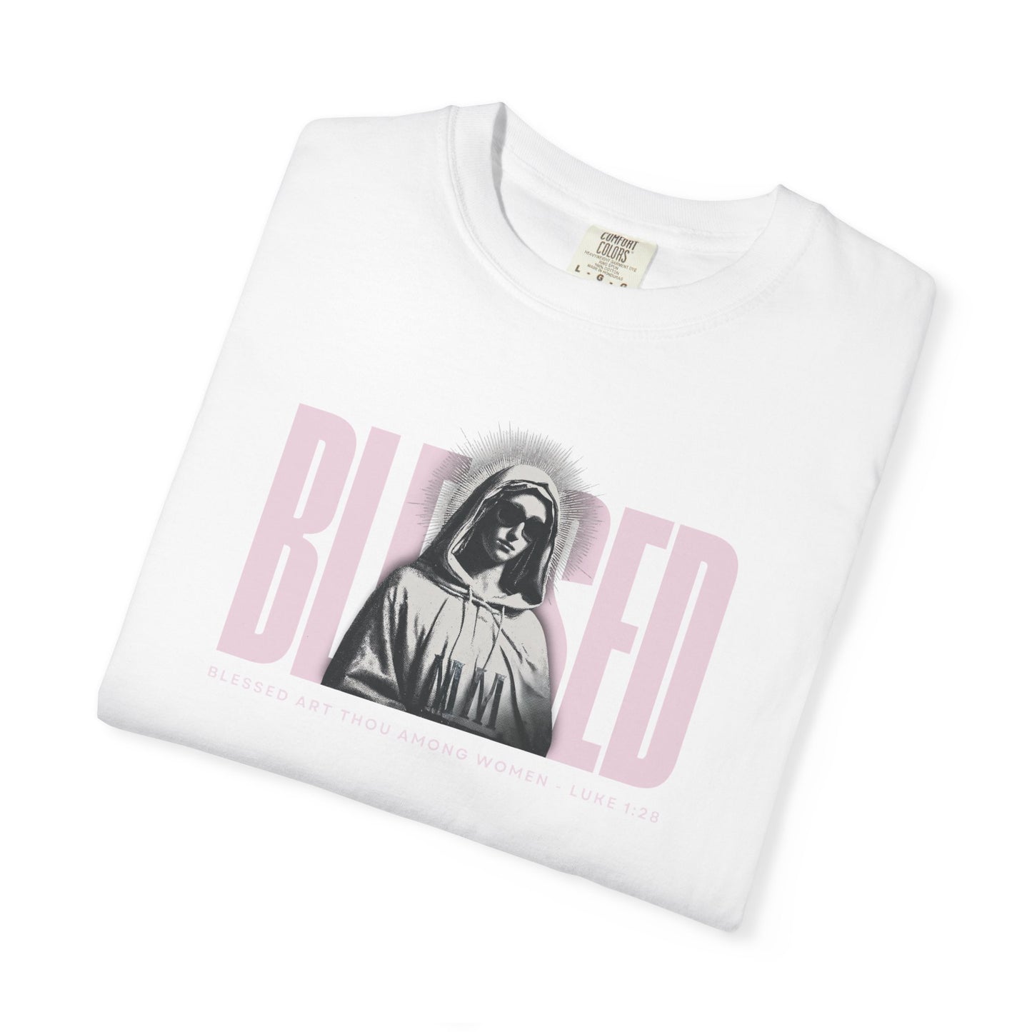 Blessed - Mother Mary T-Shirt For Woman