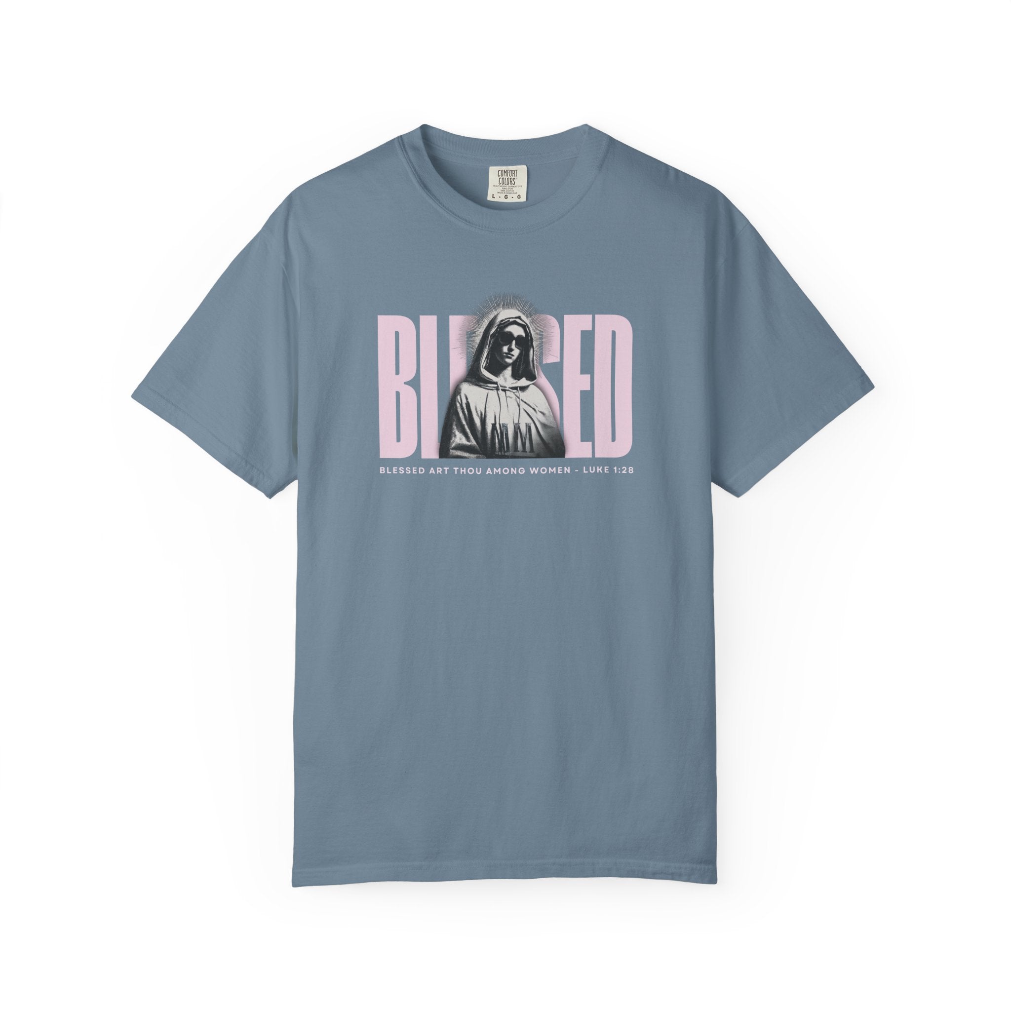 Blessed - Mother Mary T-Shirt For Woman