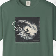 Stay Salty Surfer Tee – Christian Beachwear Inspired by Matthew 5:13    Black / S-Bay / S-Berry / S-Blue Spruce / S-Brick / S 