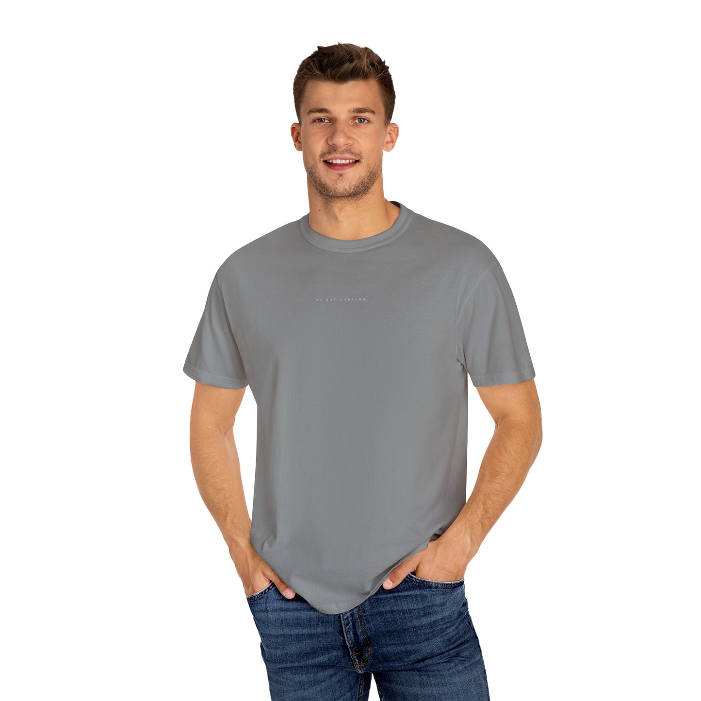 Romans 12:2 Christian Streetwear T-Shirt | Comfort Colors® Faith Tee | Do Not Conform Bible Verse Shirt | Christian Gift Apparel