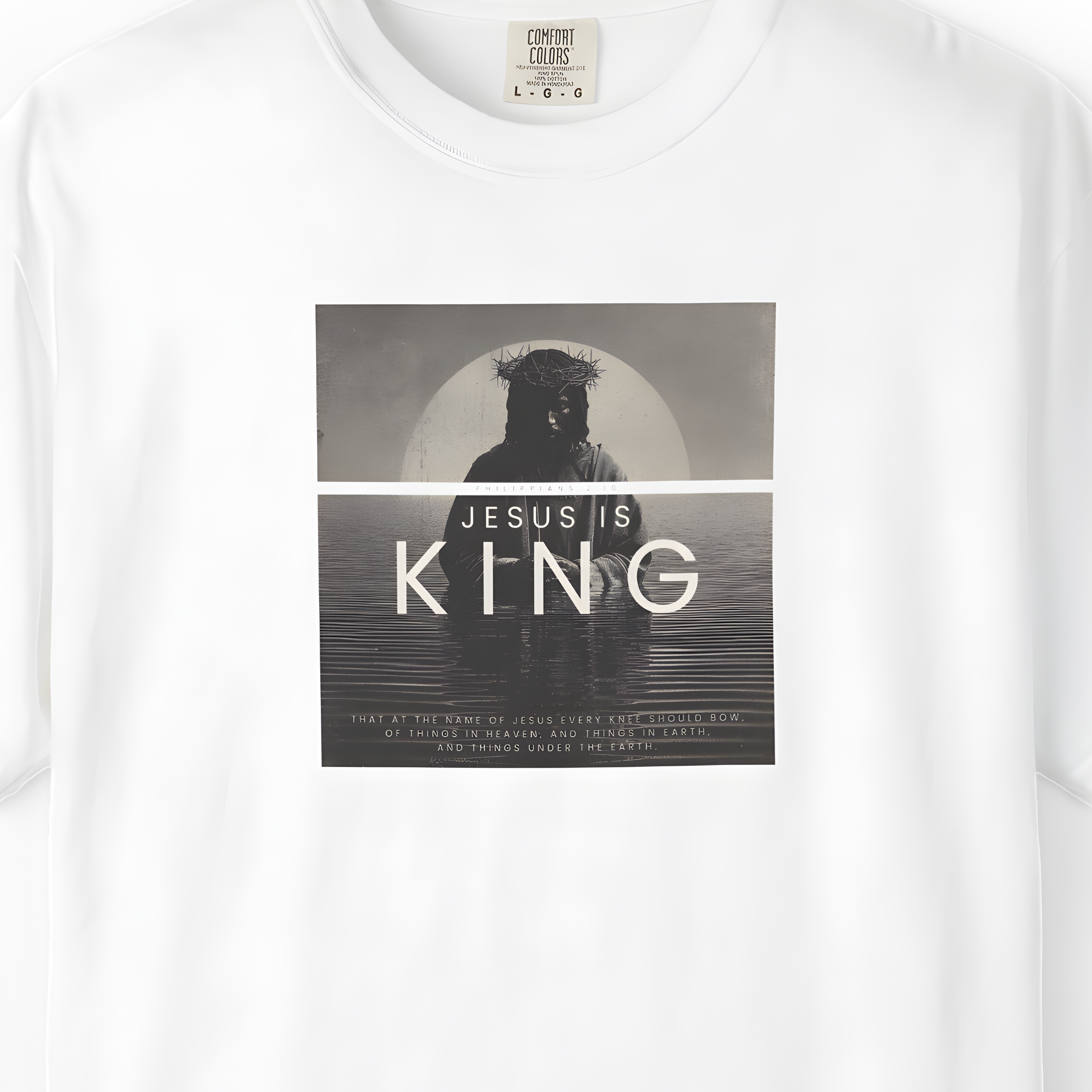 Jesus Is King Tee – Faith-Filled Design with Timeless Style