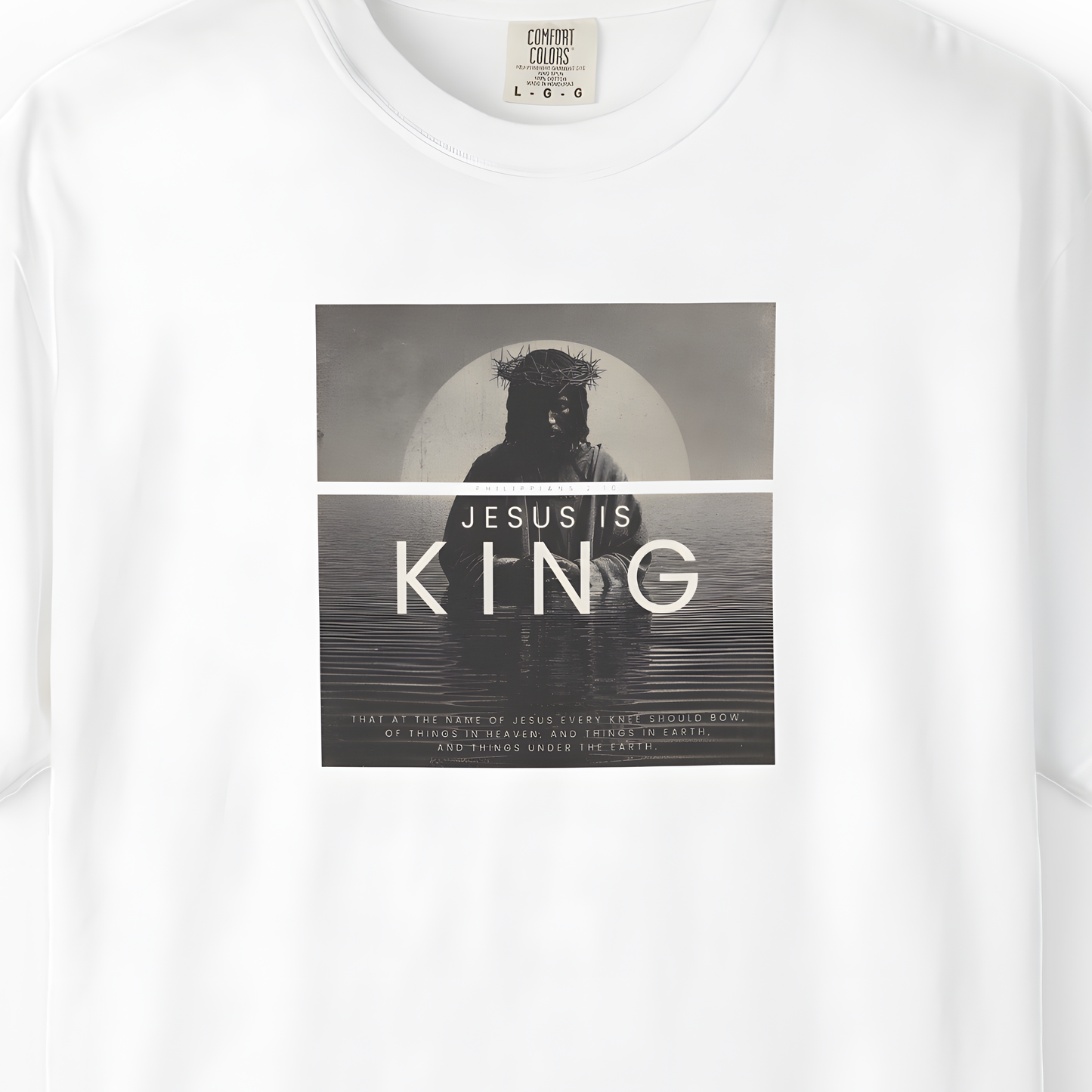 Jesus Is King Tee – Faith-Filled Design with Timeless Style