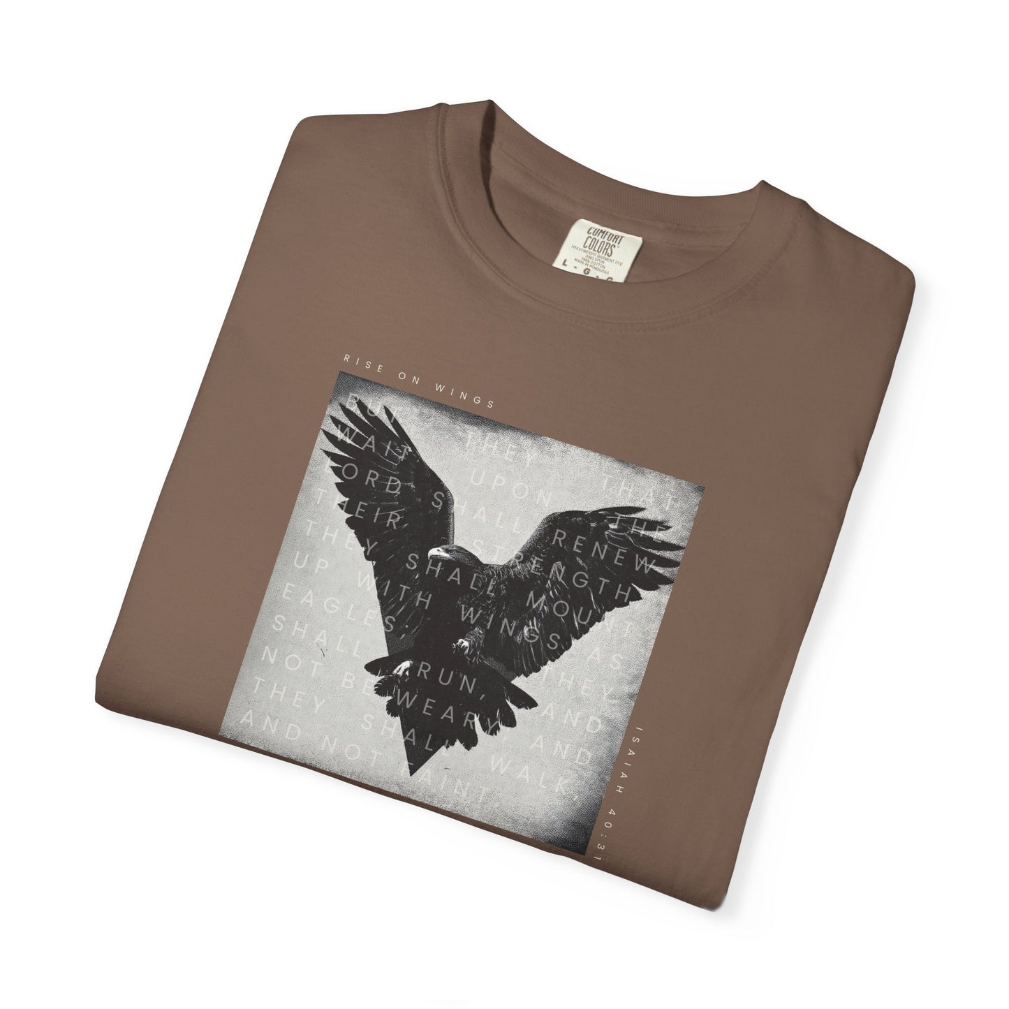 Renewed Strength Tee – Inspired by Isaiah 40:31    White / S-Berry / S-Blue Spruce / S-Brick / S-Graphite / S 