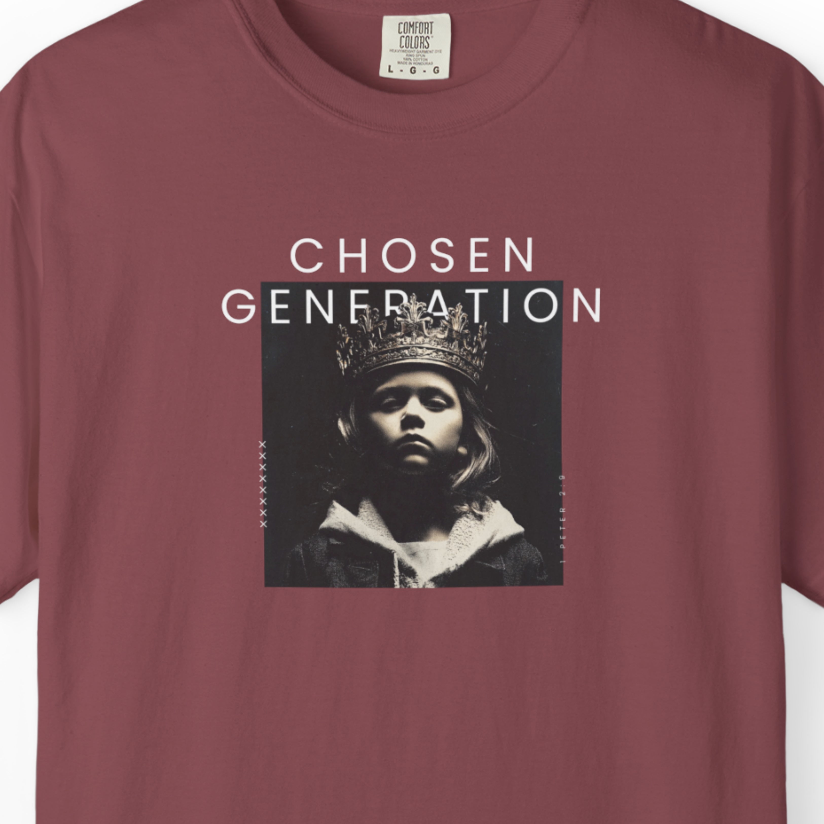 Chosen Generation T-Shirt – 1 Peter 2:9 Faithwear with Purpose