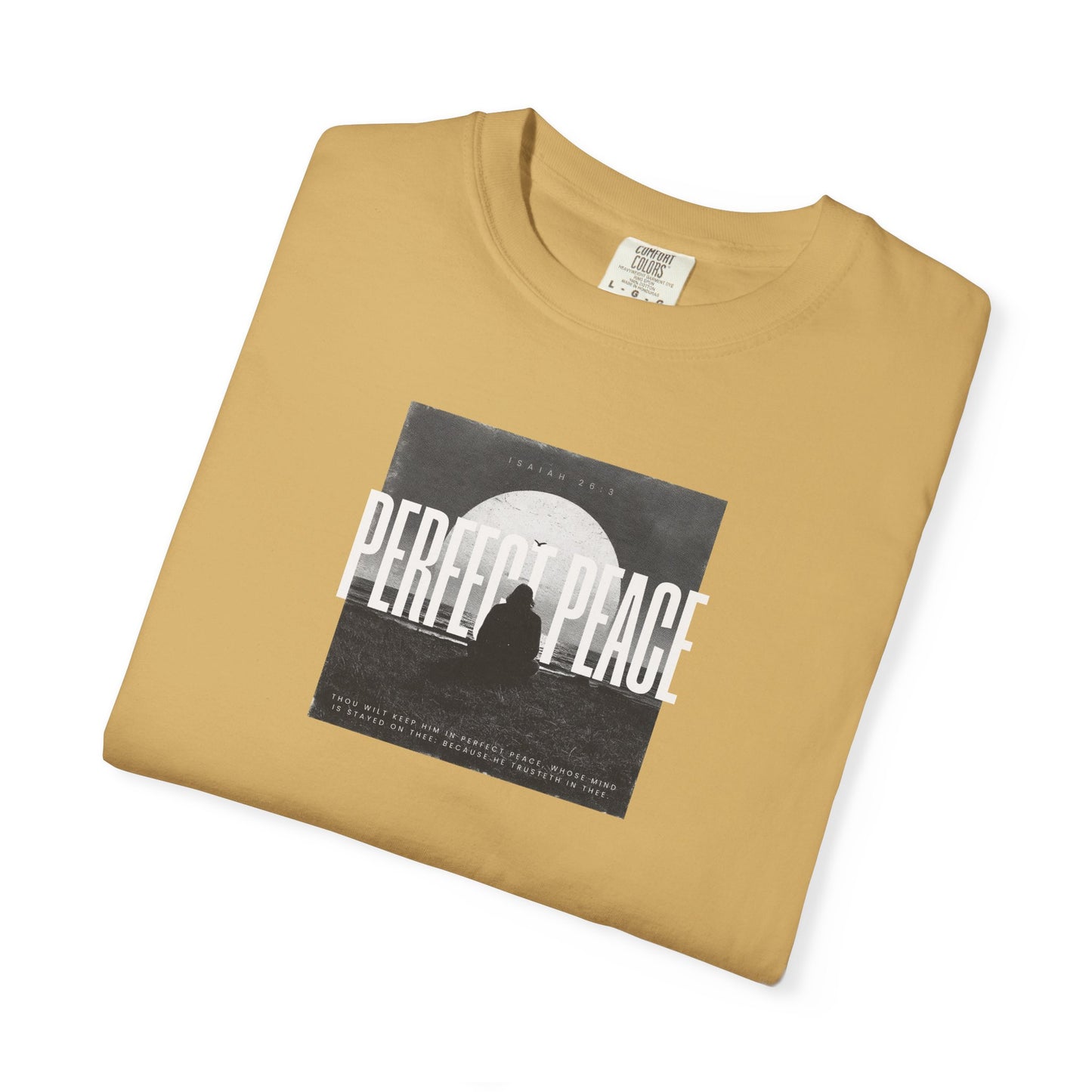 Perfect Peace Tee – Isaiah 26:3 Christian Shirt for Calm & Trust