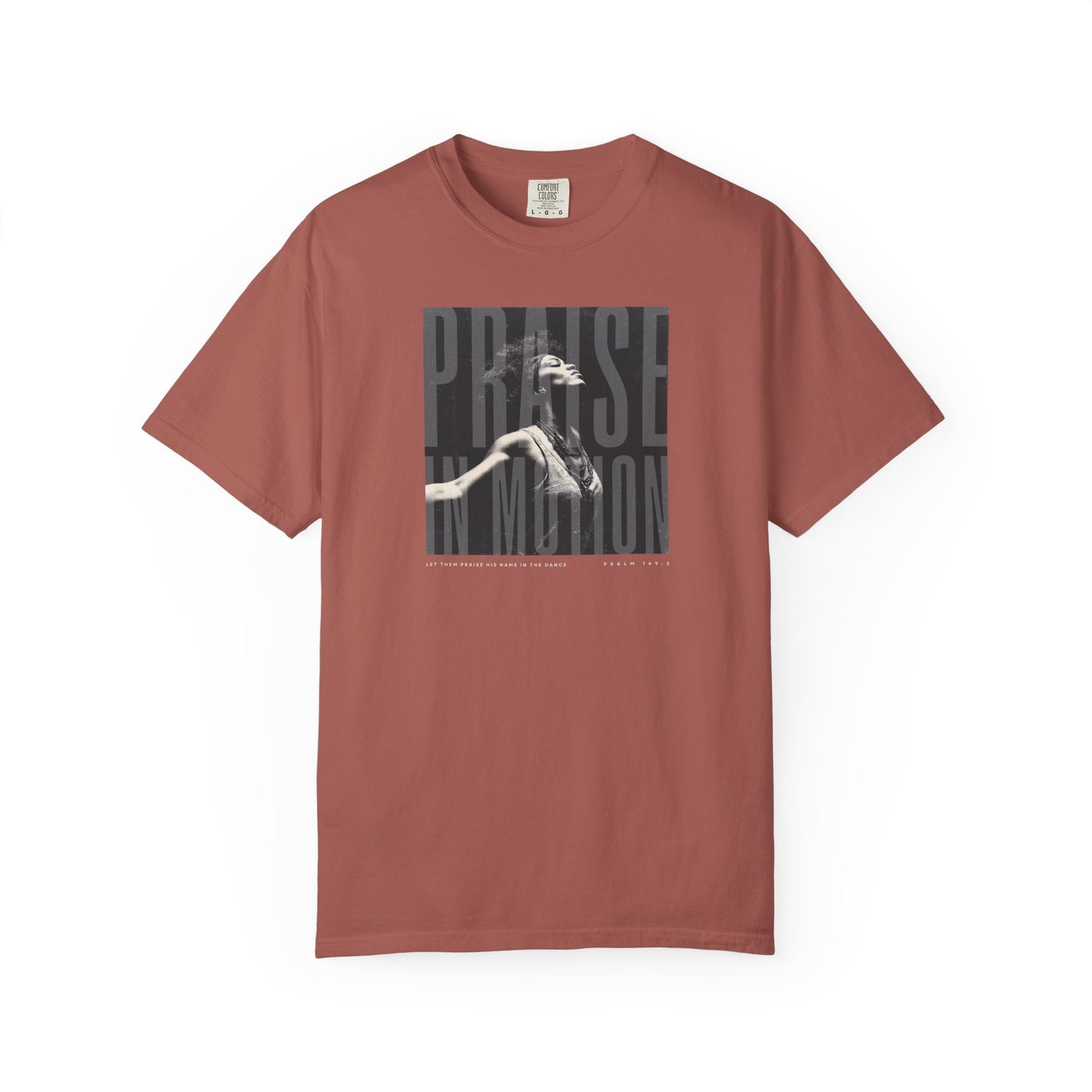 Praise in Motion Classic Tee – Psalm 149:3 Faith in Movement    Black / S-White / S-Bay / S-Berry / S-Blue Spruce / S 