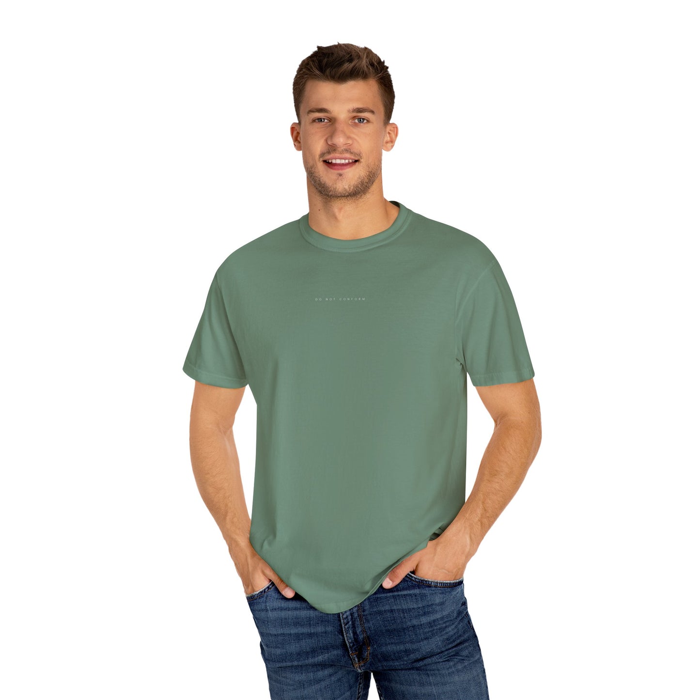 Romans 12:2 Christian Streetwear T-Shirt | Comfort Colors® Faith Tee | Do Not Conform Bible Verse Shirt | Christian Gift Apparel