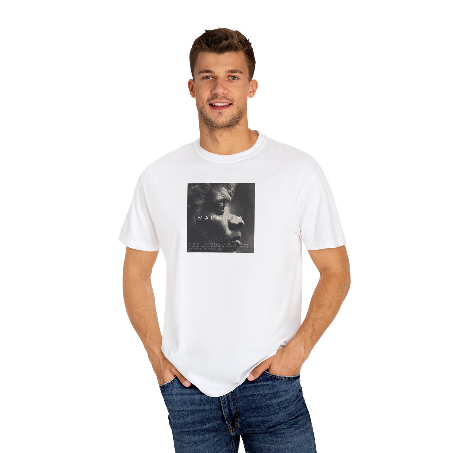 Made New Tee – 2 Corinthians 5:17 Christian Renewal T-Shirt