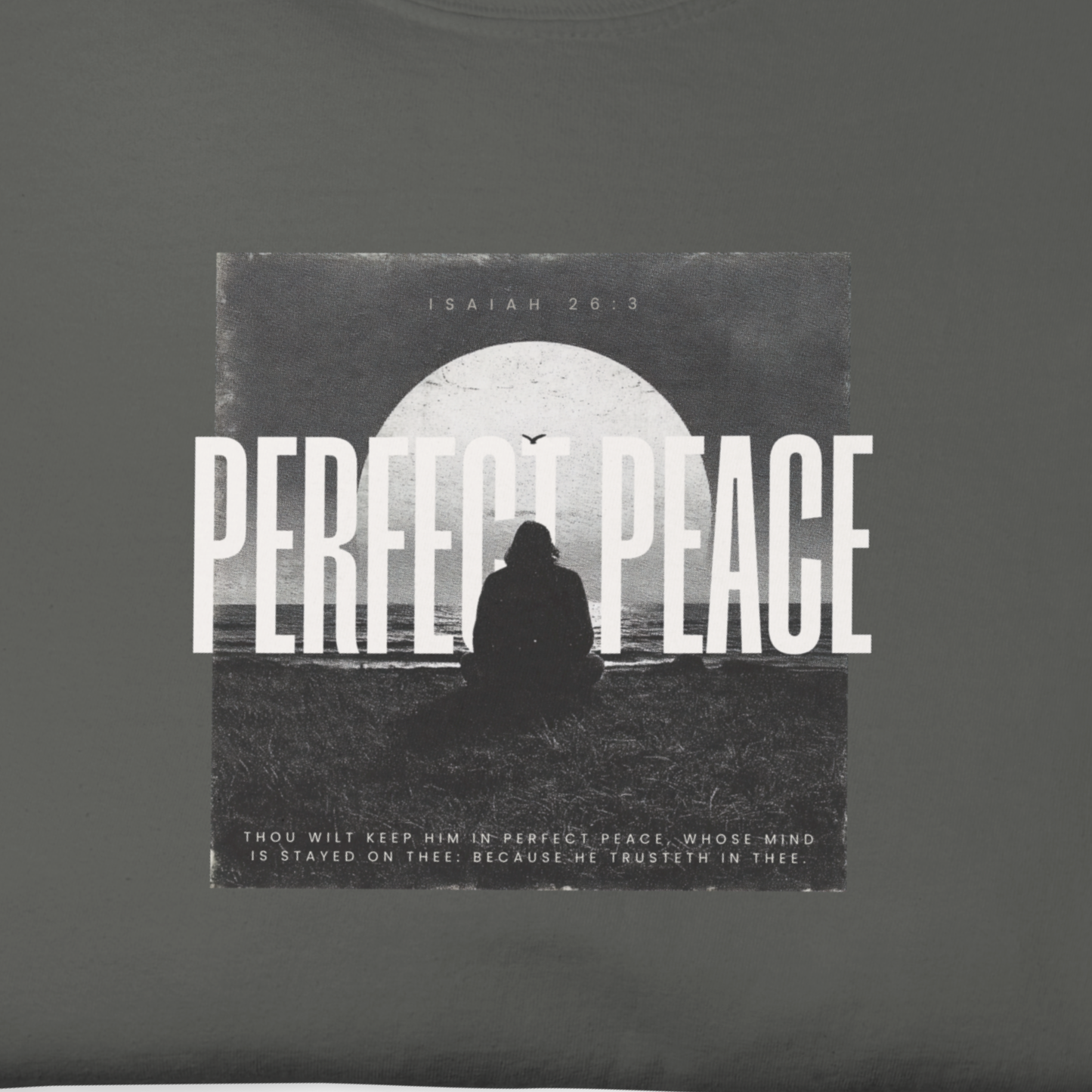 Perfect Peace Tee – Isaiah 26:3 Christian Shirt for Calm & Trust