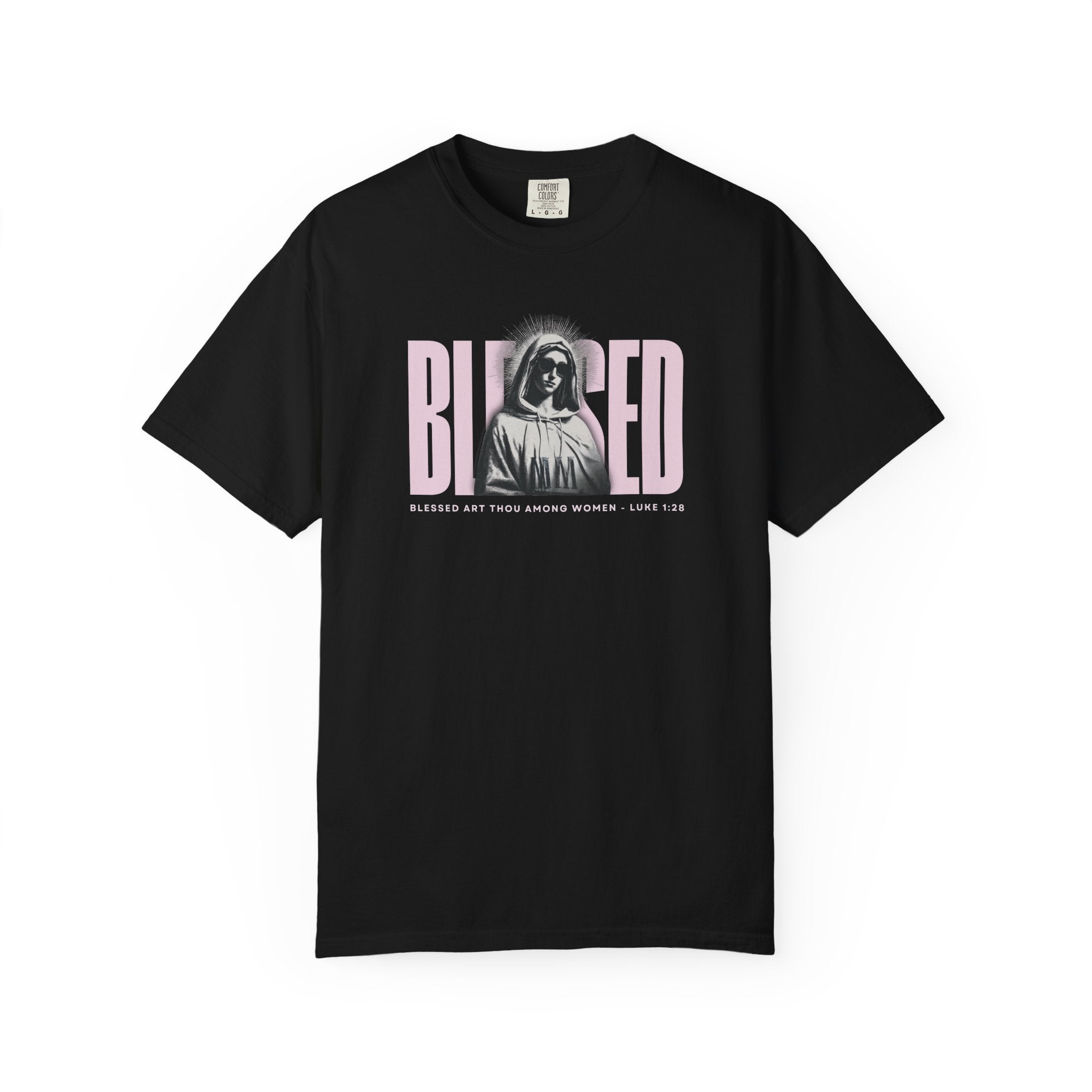 Blessed - Mother Mary T-Shirt For Woman