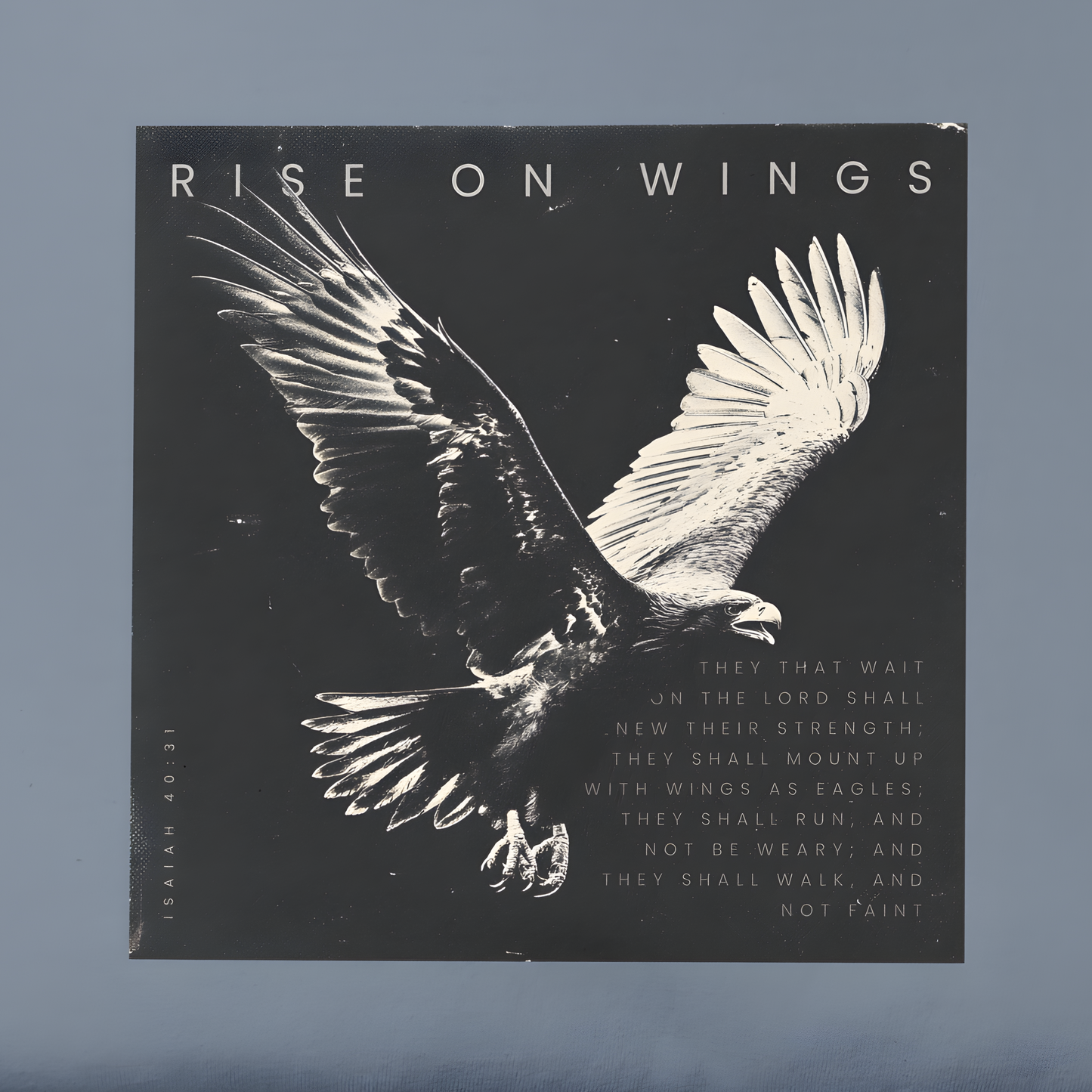 Wings Like Eagles – Faith-Filled Shirt from Isaiah 40:31    Black / S-White / S-Bay / S-Berry / S-Blue Jean / S 