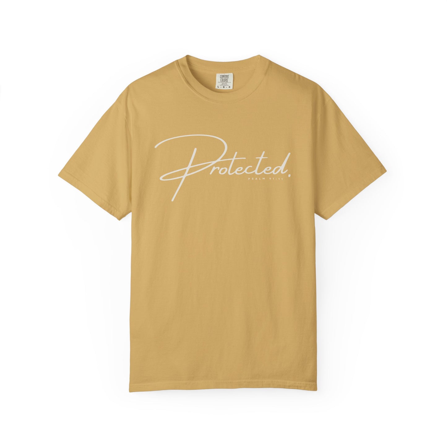 Comfort Colors® | Protected Christian Streetwear T-Shirt | Psalm 91:11 Bible Verse Tee |  Faith Shirt | Guardian Angels Christian Gift