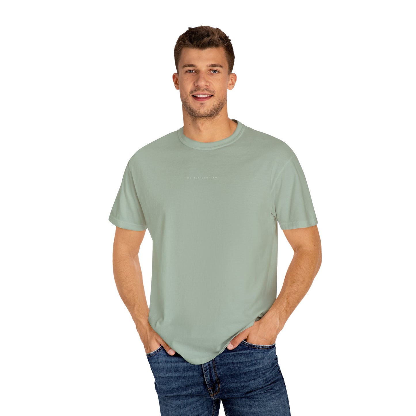 Romans 12:2 Christian Streetwear T-Shirt | Comfort Colors® Faith Tee | Do Not Conform Bible Verse Shirt | Christian Gift Apparel