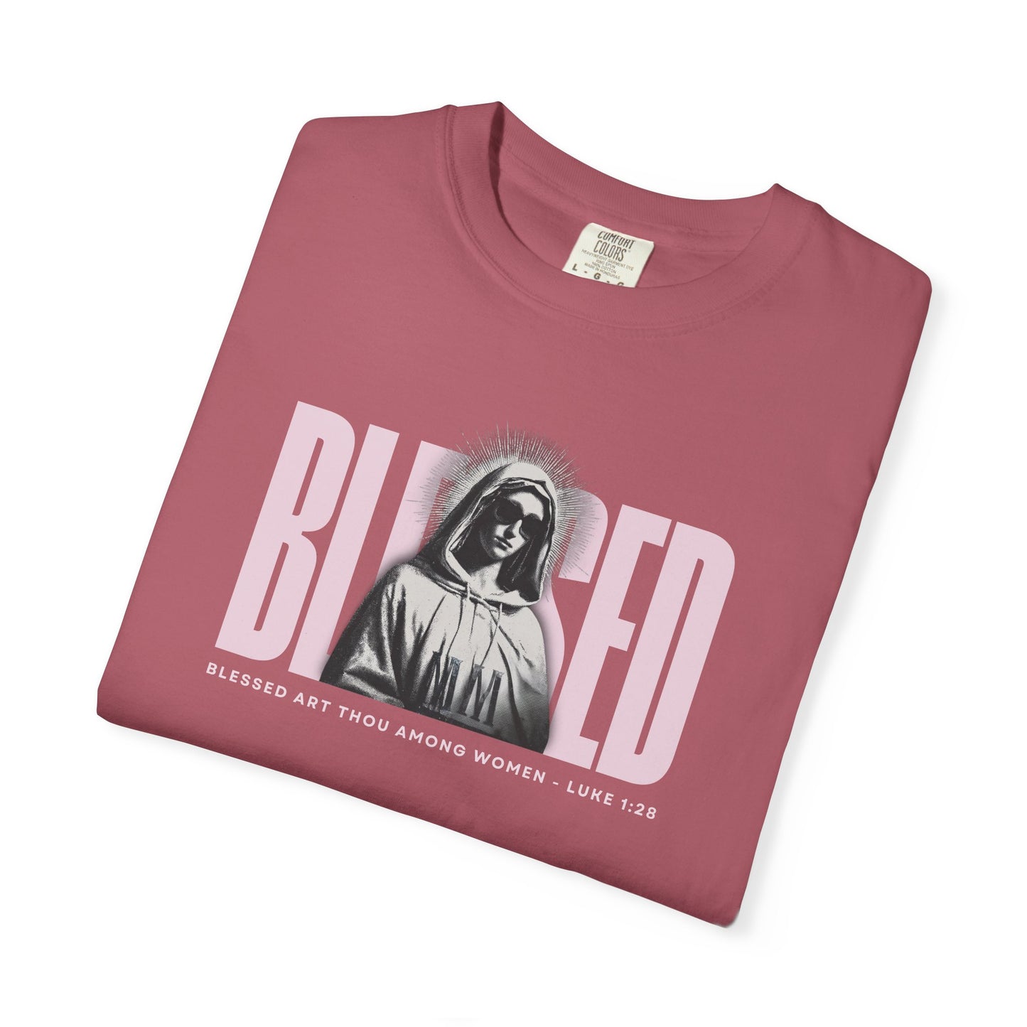 Blessed - Mother Mary T-Shirt For Woman