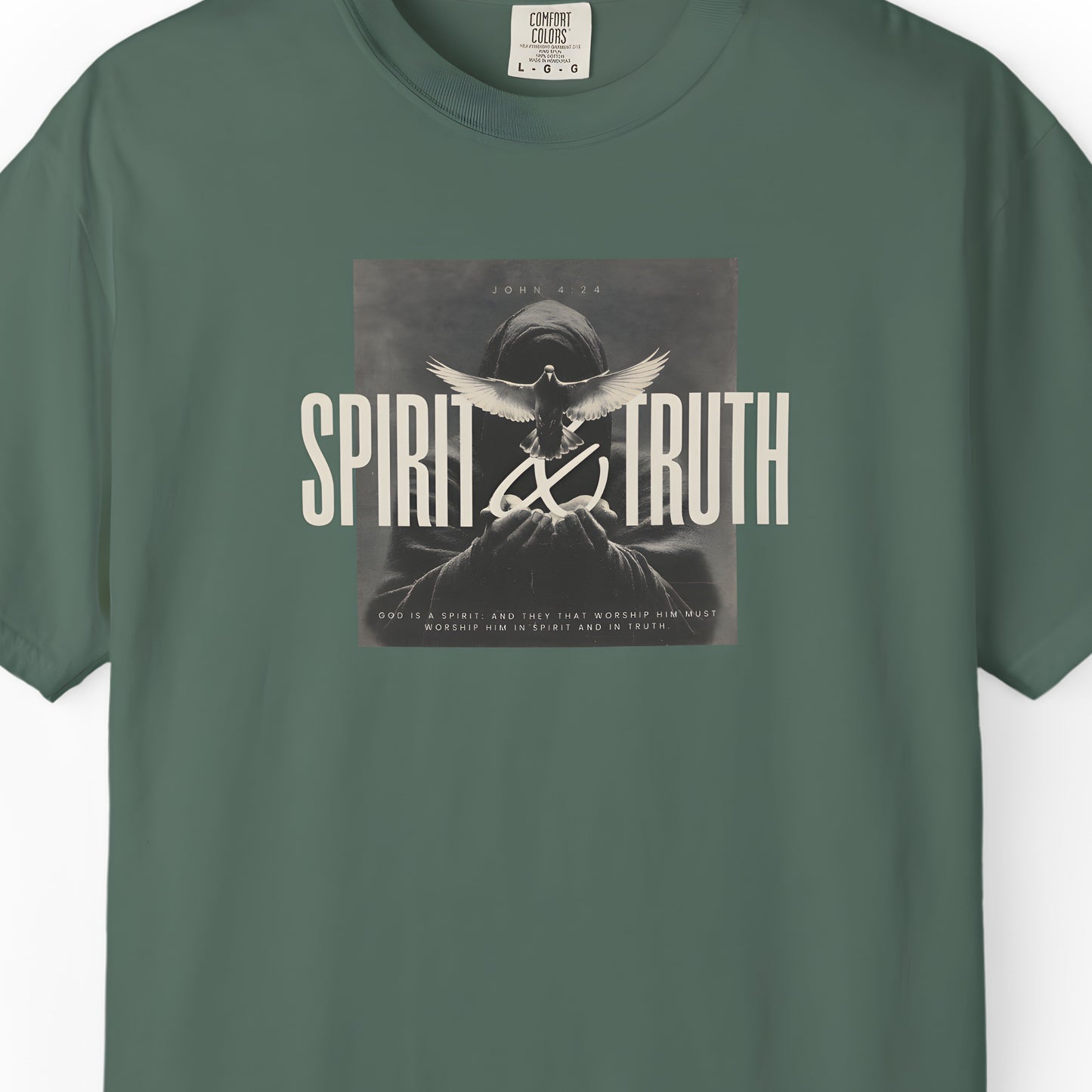 Spirit & Truth Tee – John 4:24 Christian Shirt