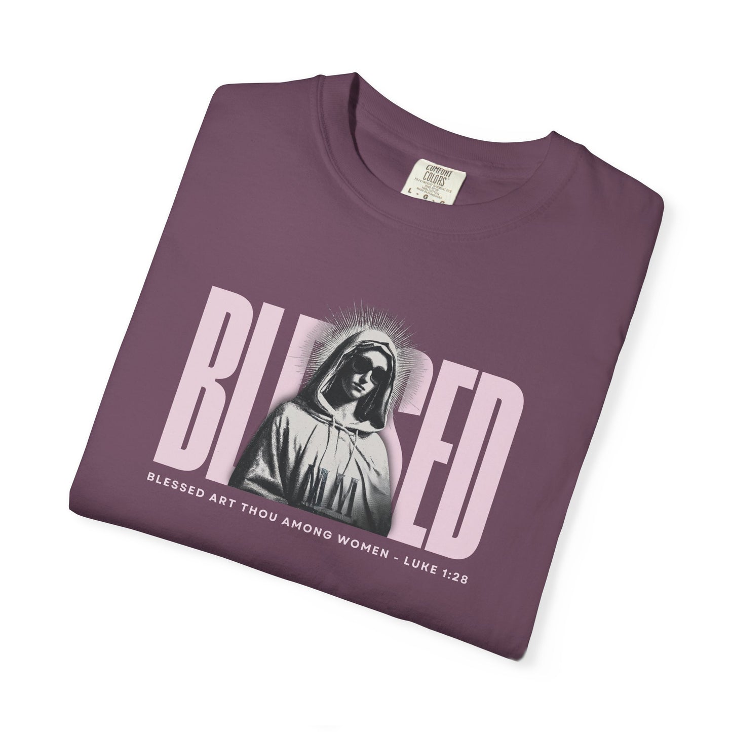 Blessed - Mother Mary T-Shirt For Woman