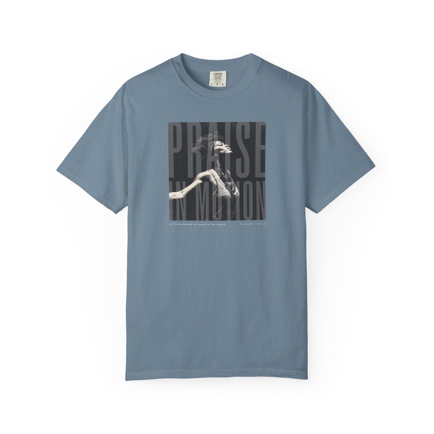 Praise in Motion Classic Tee – Psalm 149:3 Faith in Movement    Black / S-White / S-Bay / S-Berry / S-Blue Spruce / S 