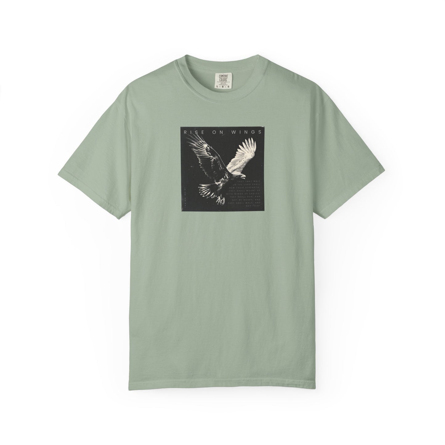 Wings Like Eagles – Faith-Filled Shirt from Isaiah 40:31    Black / S-White / S-Bay / S-Berry / S-Blue Jean / S 