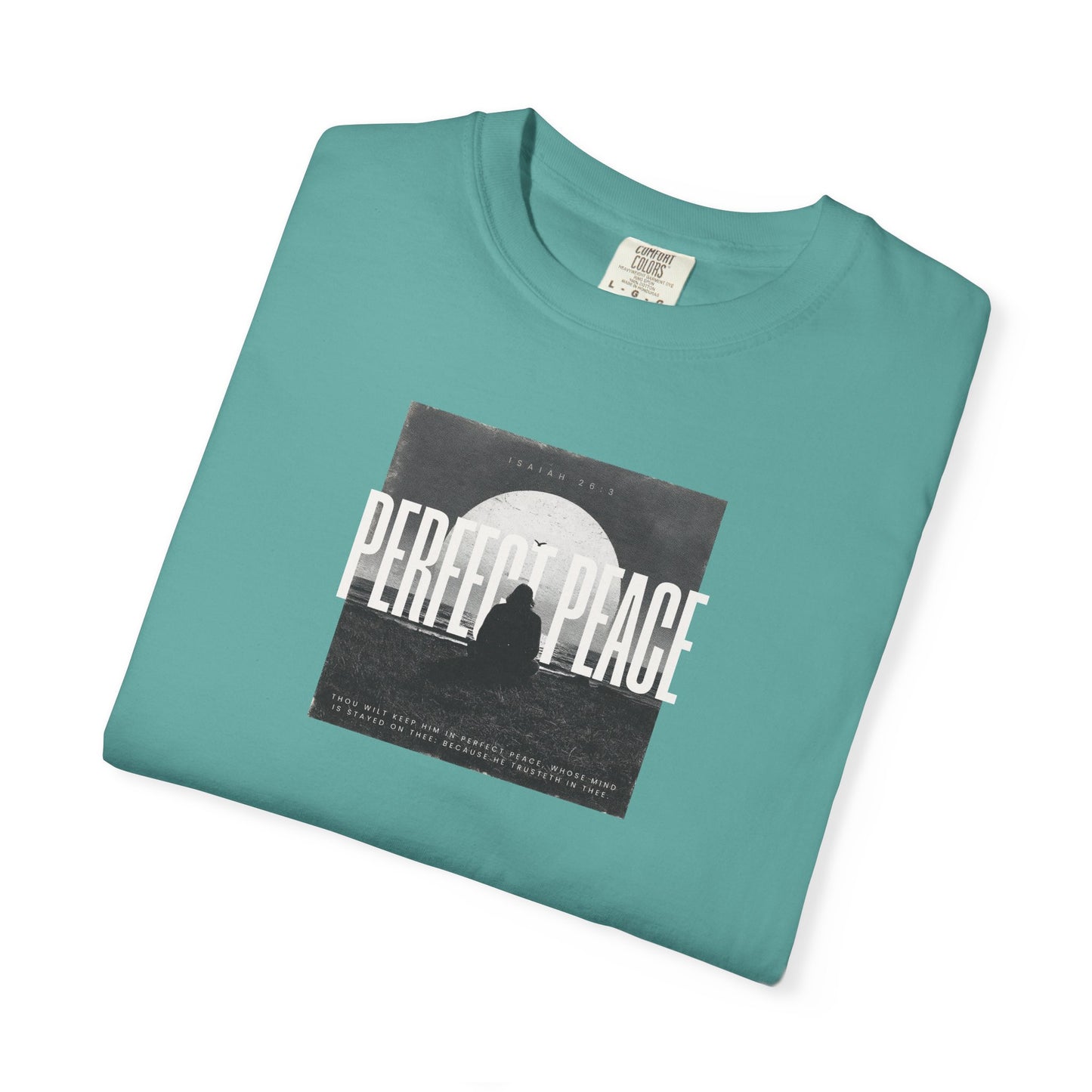 Perfect Peace Tee – Isaiah 26:3 Christian Shirt for Calm & Trust