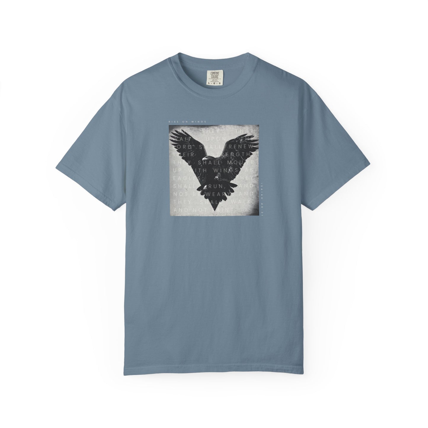 Renewed Strength Tee – Inspired by Isaiah 40:31    White / S-Berry / S-Blue Spruce / S-Brick / S-Graphite / S 