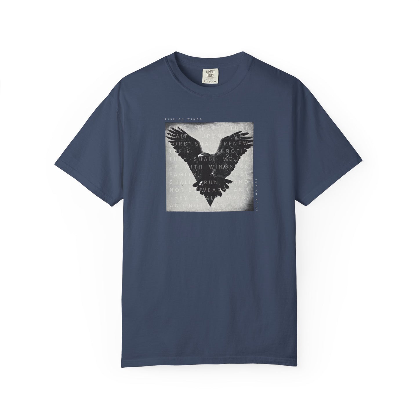Renewed Strength Tee – Inspired by Isaiah 40:31    White / S-Berry / S-Blue Spruce / S-Brick / S-Graphite / S 