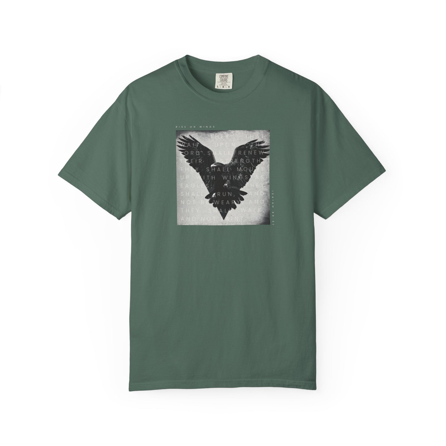 Renewed Strength Tee – Inspired by Isaiah 40:31    White / S-Berry / S-Blue Spruce / S-Brick / S-Graphite / S 