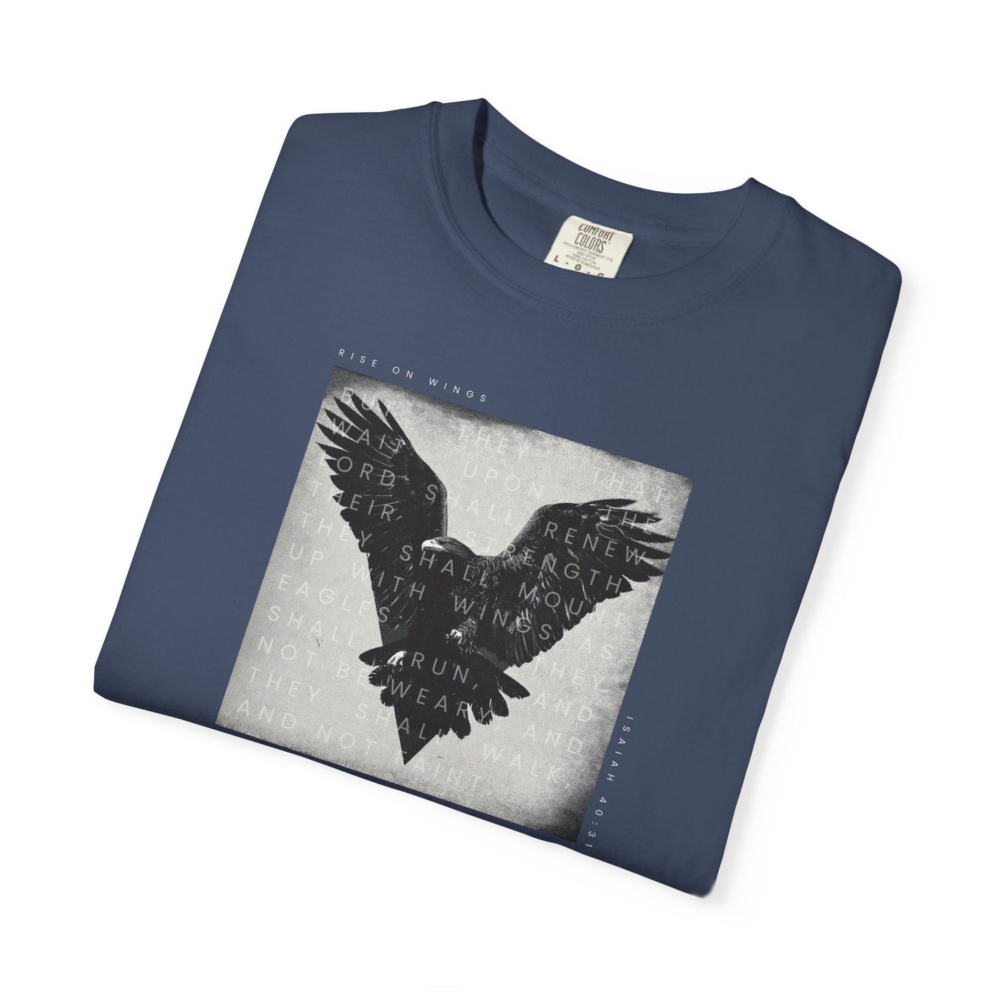 Renewed Strength Tee – Inspired by Isaiah 40:31    White / S-Berry / S-Blue Spruce / S-Brick / S-Graphite / S 