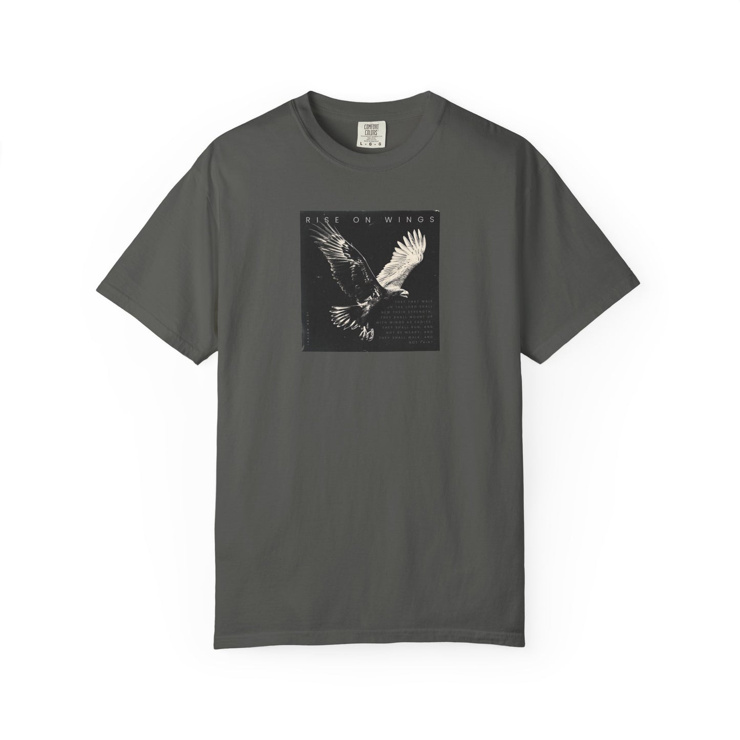 Wings Like Eagles – Faith-Filled Shirt from Isaiah 40:31    Black / S-White / S-Bay / S-Berry / S-Blue Jean / S 
