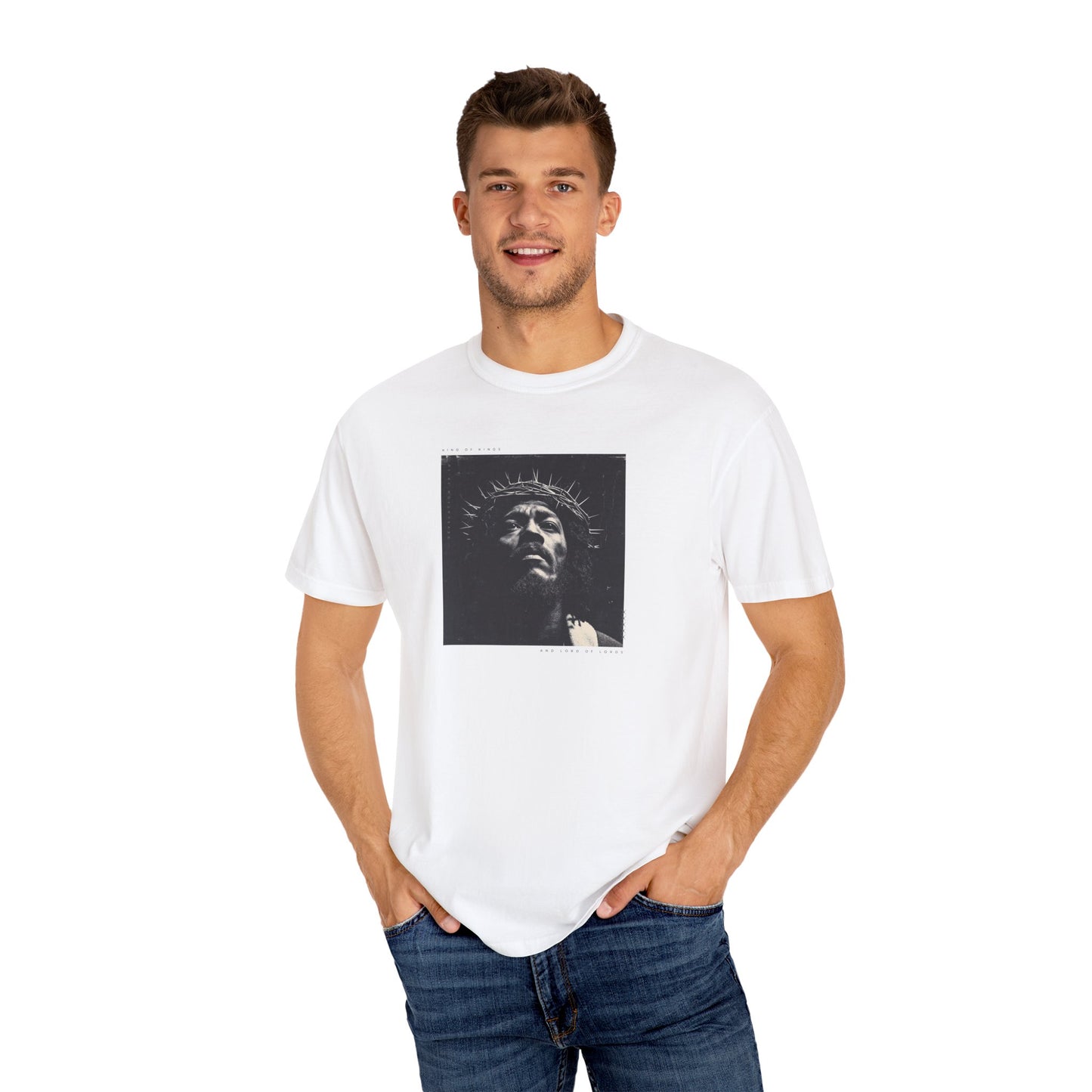 King of Kings T-Shirt – Minimalist Black Jesus Streetwear