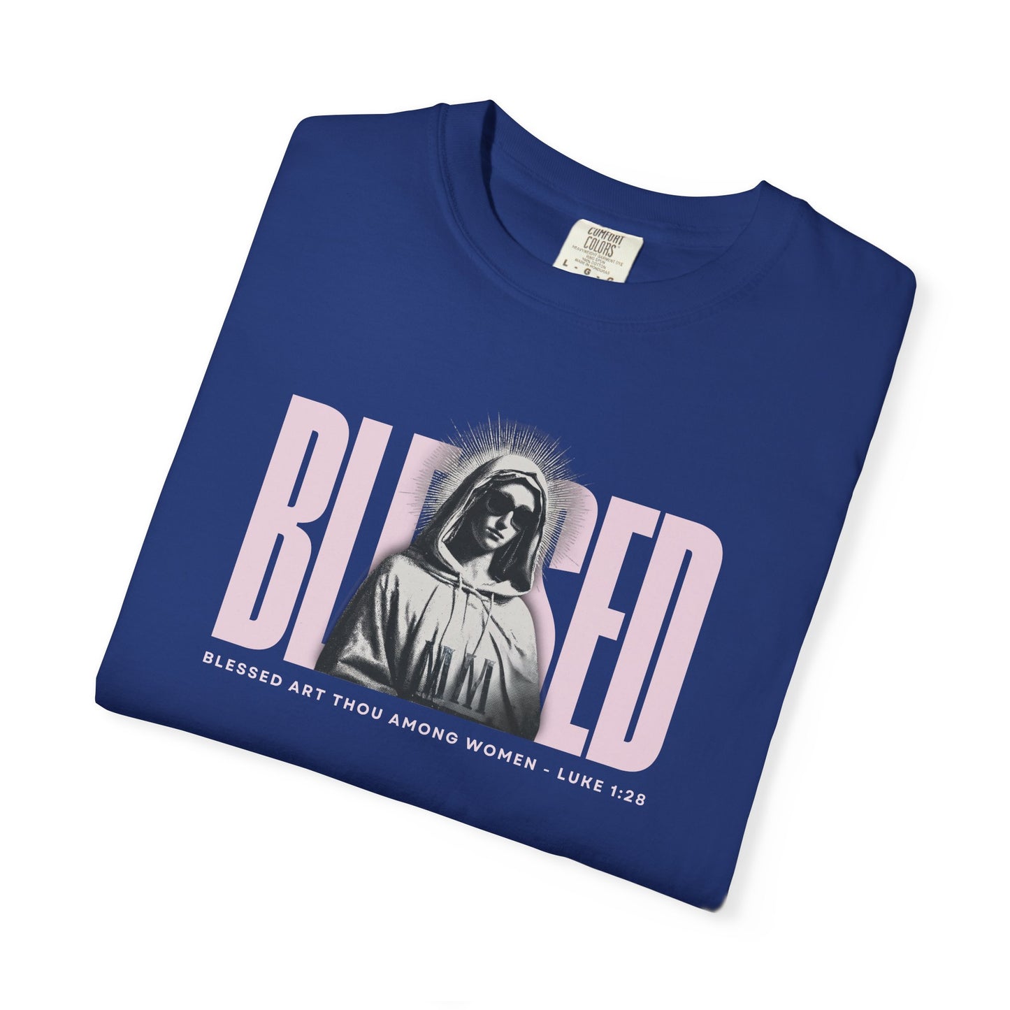 Blessed - Mother Mary T-Shirt For Woman