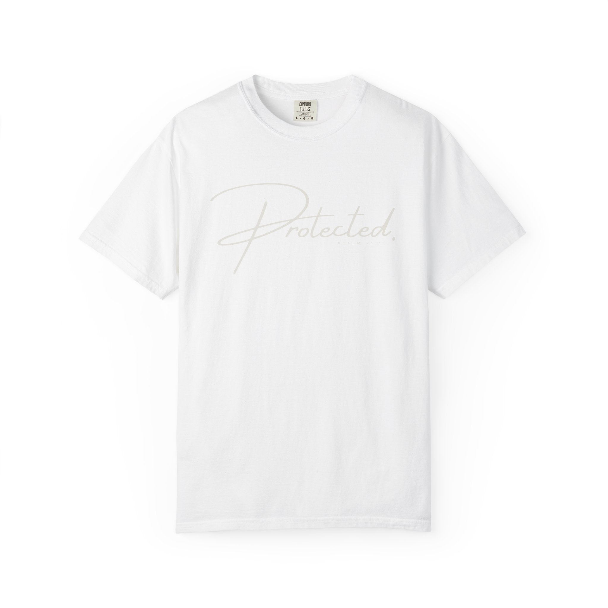 Comfort Colors® | Protected Christian Streetwear T-Shirt | Psalm 91:11 Bible Verse Tee |  Faith Shirt | Guardian Angels Christian Gift