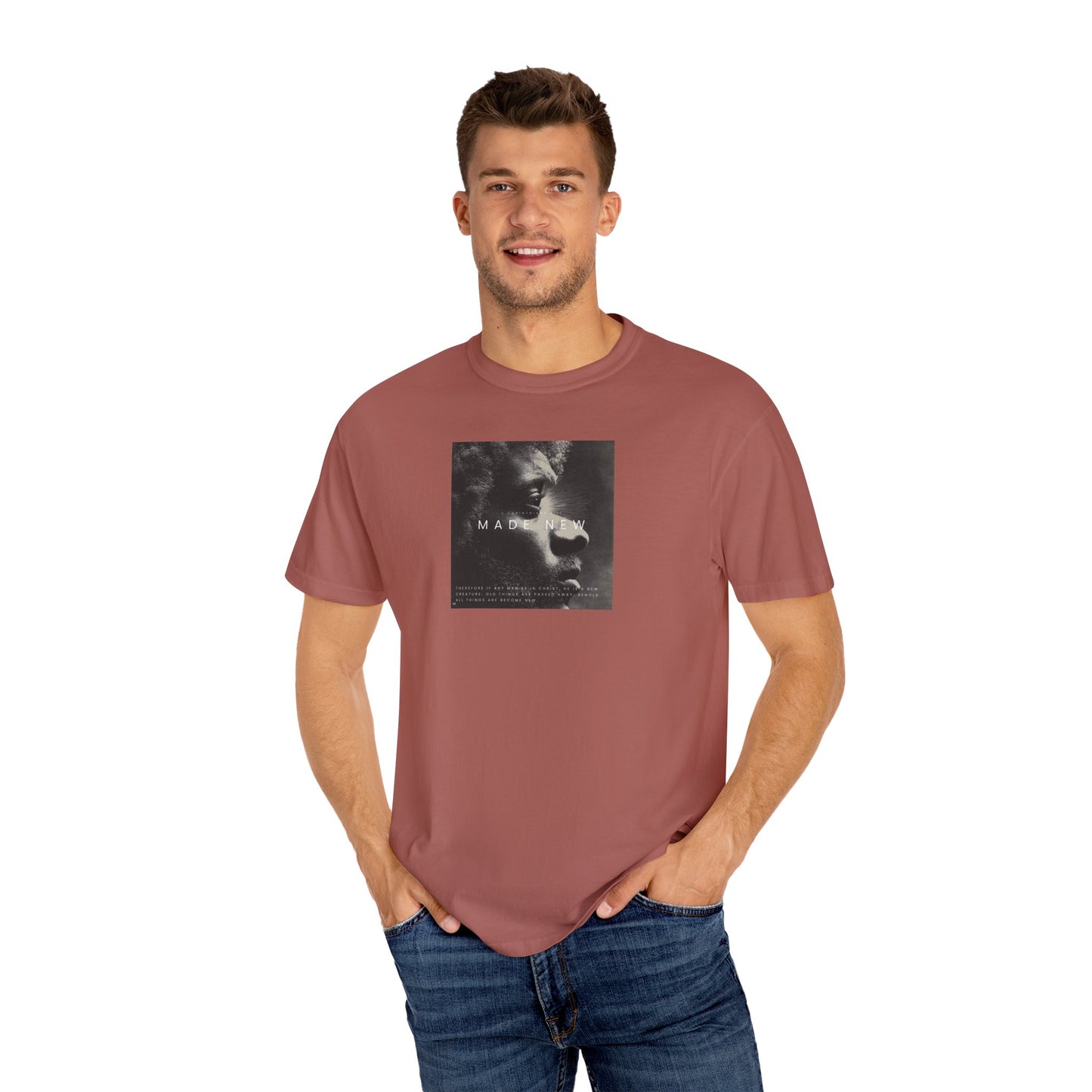 Made New Tee – 2 Corinthians 5:17 Christian Renewal T-Shirt