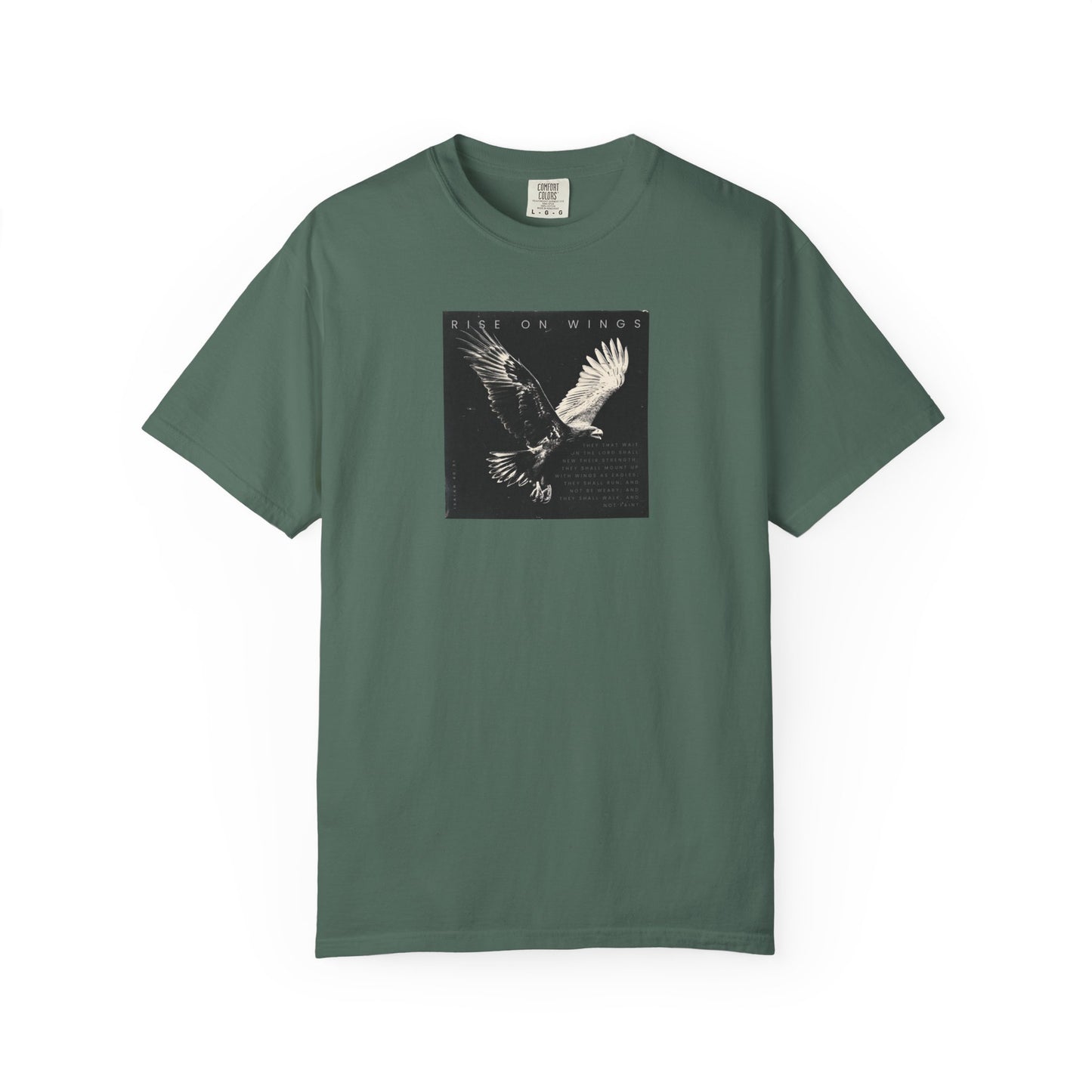 Wings Like Eagles – Faith-Filled Shirt from Isaiah 40:31    Black / S-White / S-Bay / S-Berry / S-Blue Jean / S 