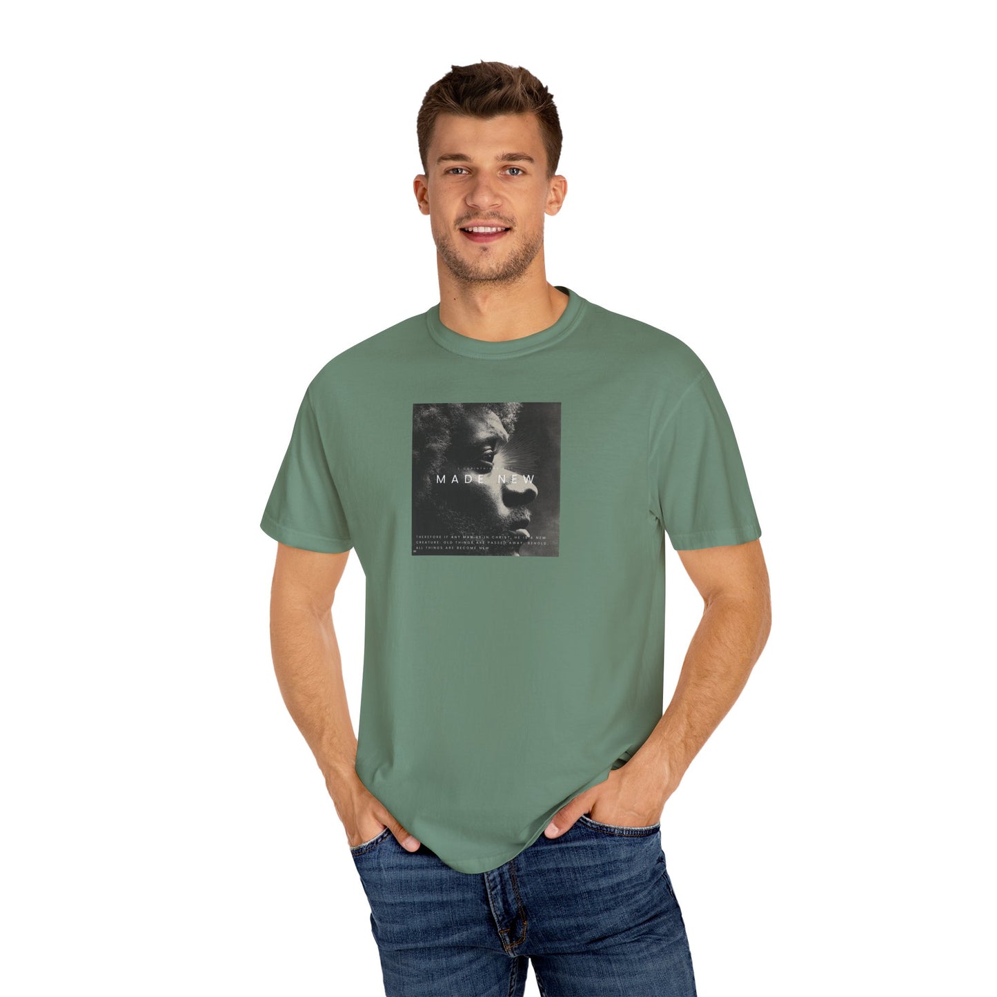 Made New Tee – 2 Corinthians 5:17 Christian Renewal T-Shirt