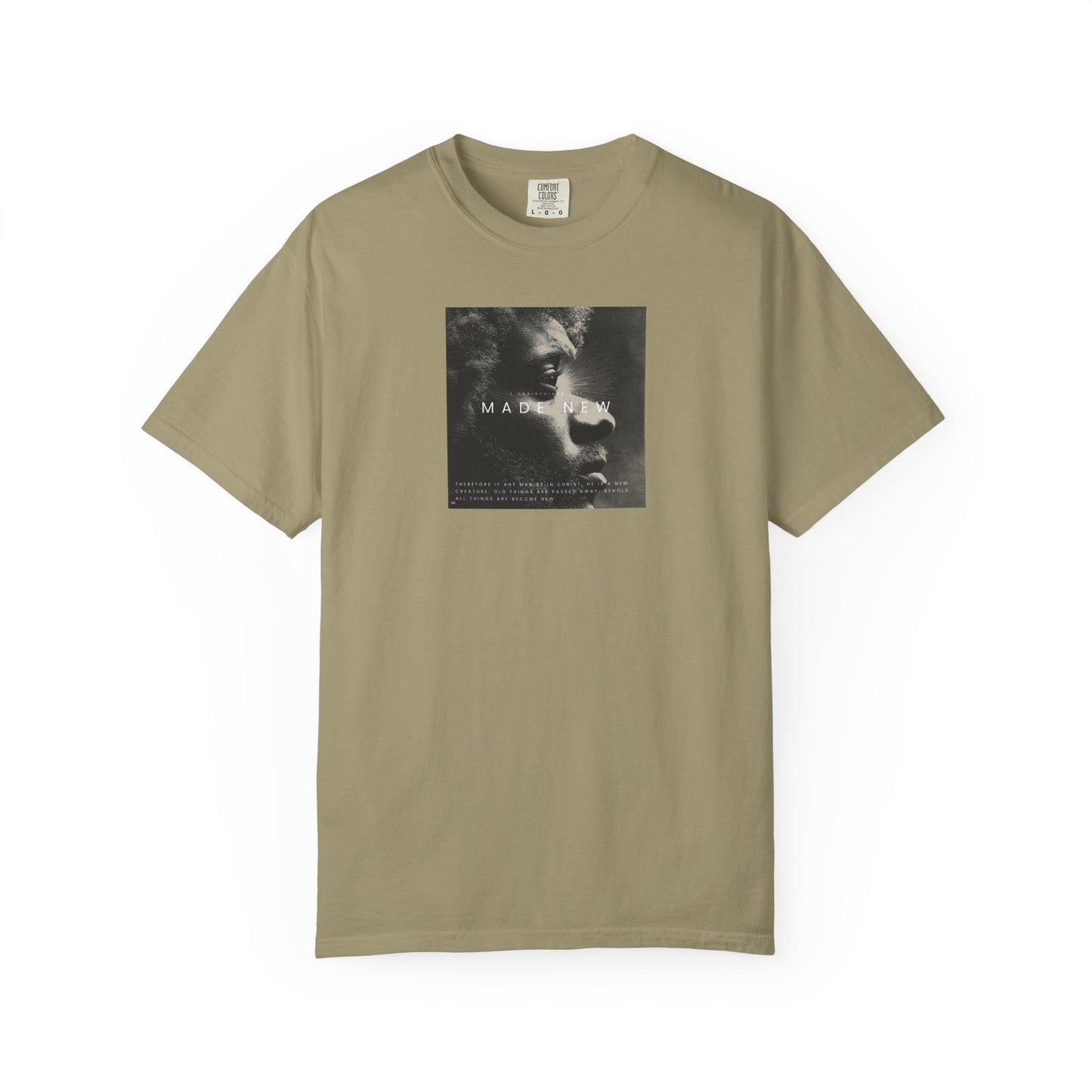 Made New Tee – 2 Corinthians 5:17 Christian Renewal T-Shirt    White / S-Berry / S-Blue Spruce / S-Brick / S-Graphite / S 