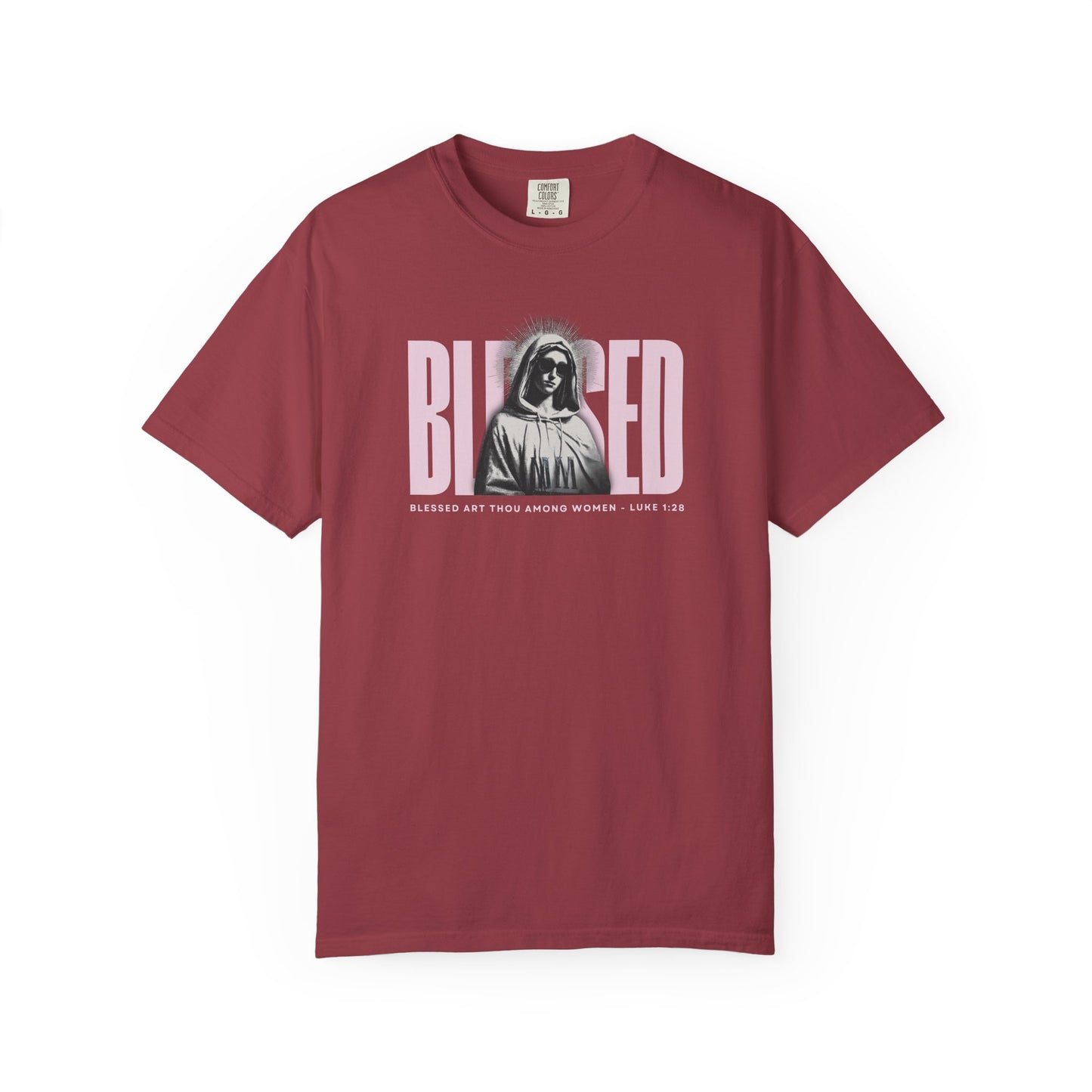 Blessed - Mother Mary T-Shirt For Woman