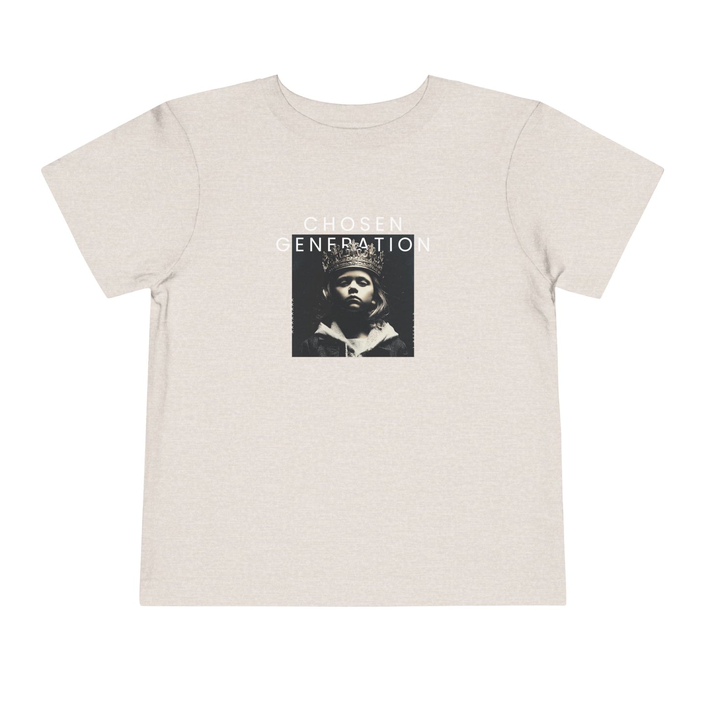 Chosen Generation Toddler Tee – 1 Peter 2:9 Christian Shirt    Asphalt / 2T-Black / 2T-Navy / 2T-Pink / 2T-Dark Heather Grey / 2T 