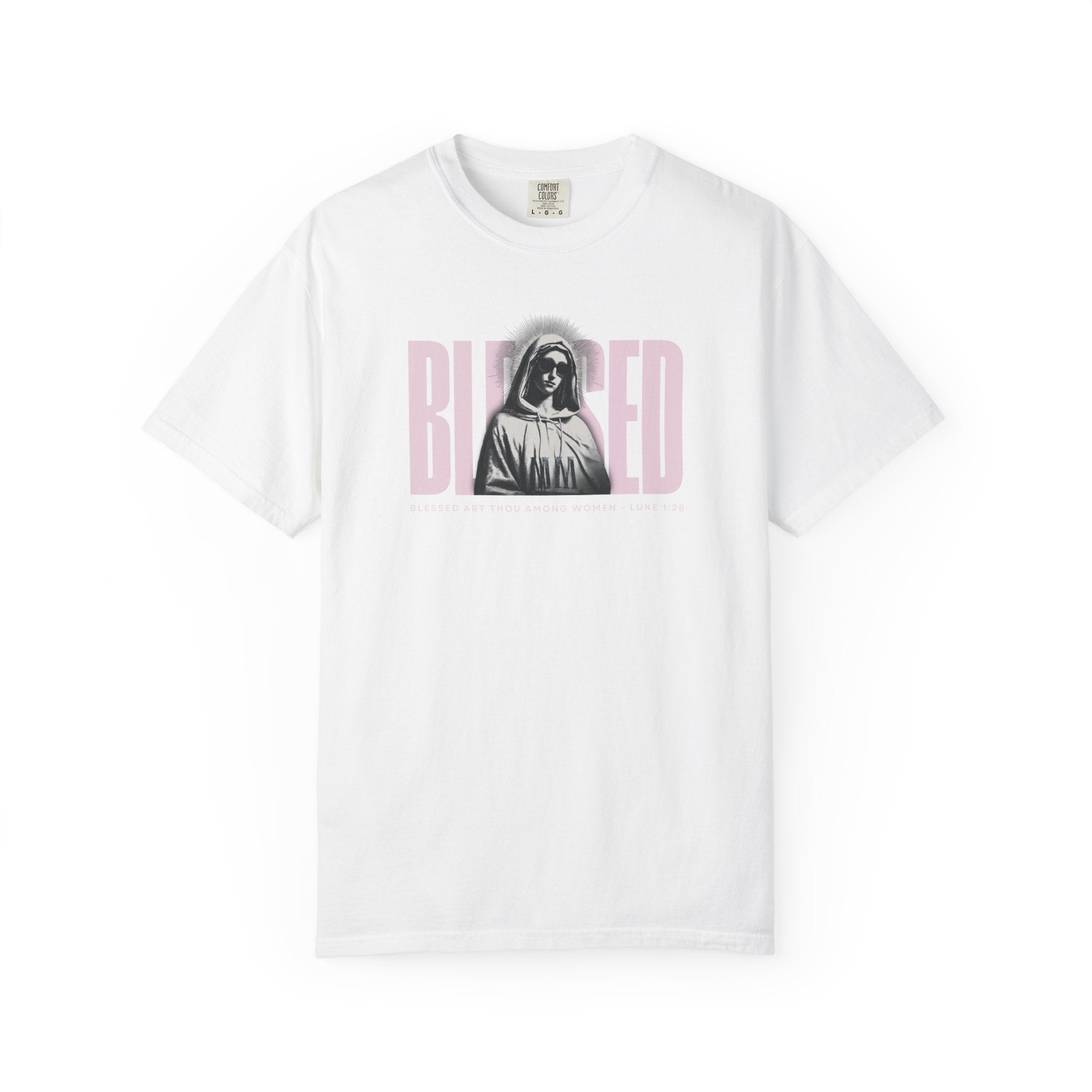 Blessed - Mother Mary T-Shirt For Woman
