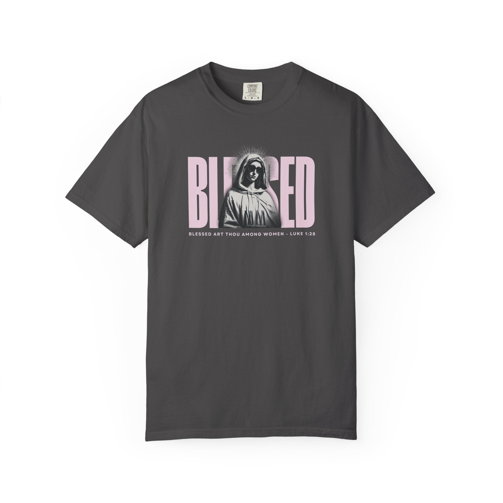 Blessed - Mother Mary T-Shirt For Woman